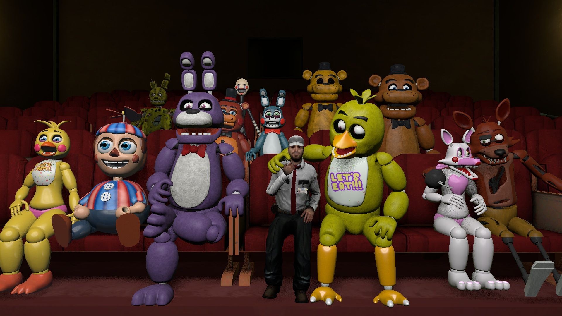 Fondo de pantalla de Five Nights at Freddy's 1920x1080