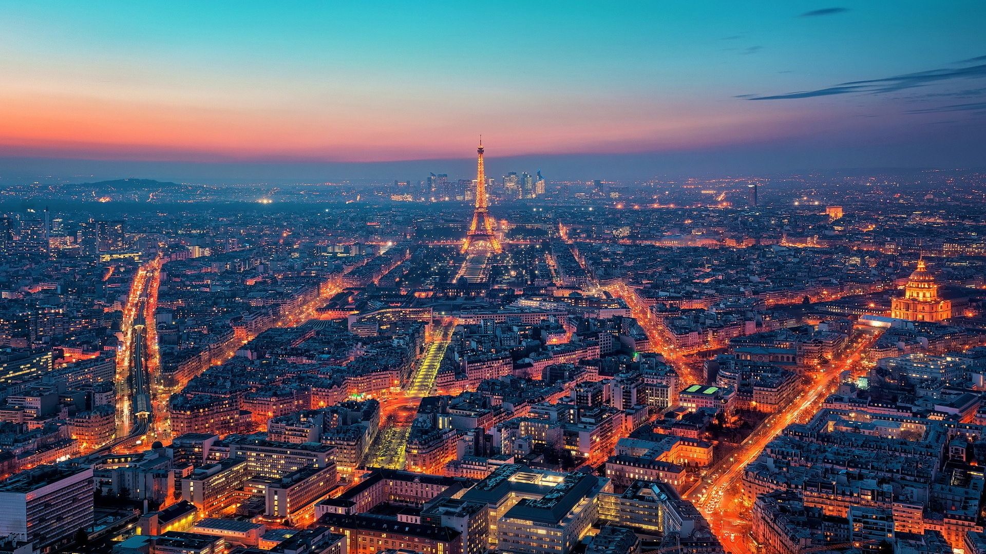 Noche en París HD Wallpaper - WallpaperFX