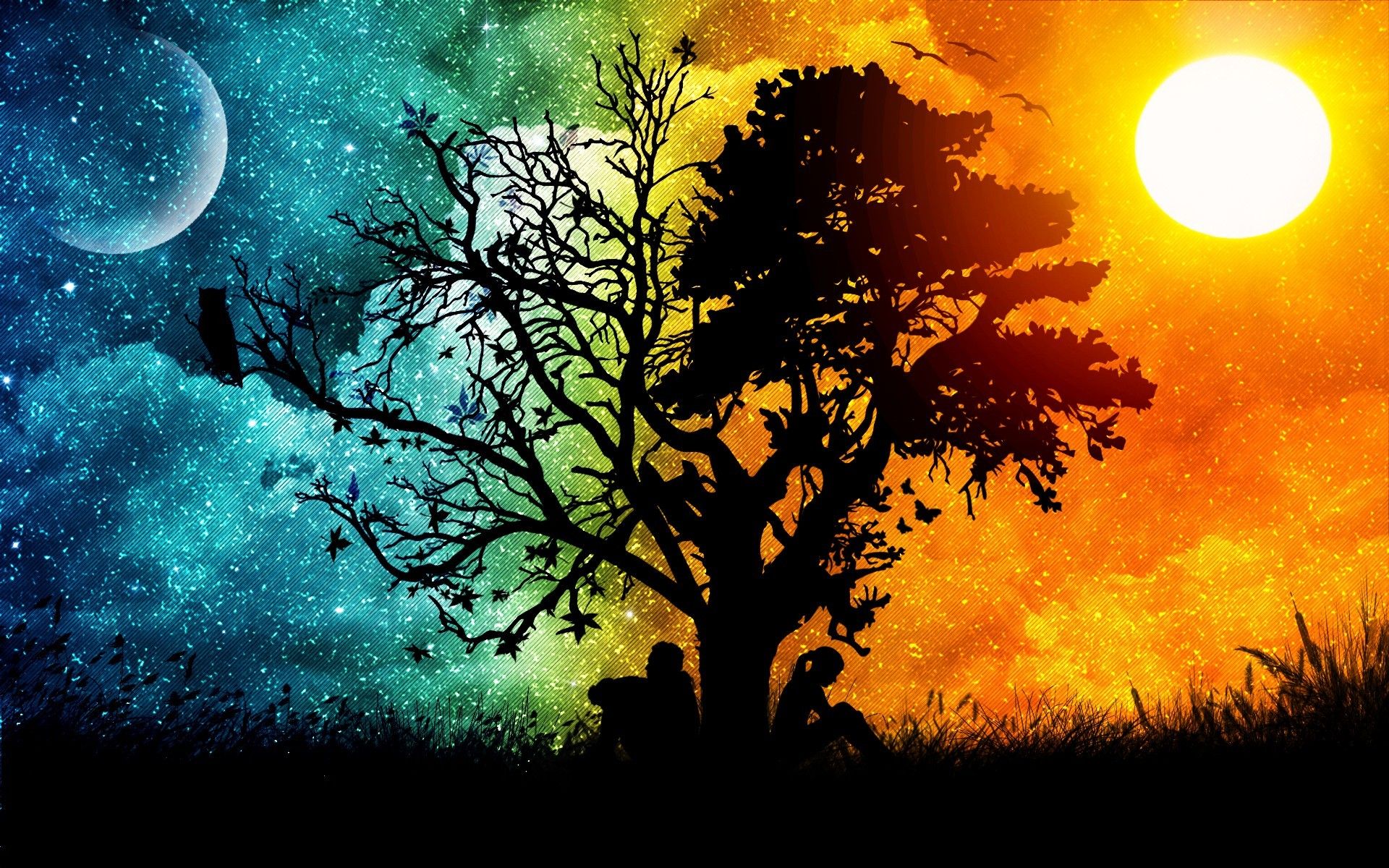 Sun and Moon Desktop Wallpaper (56+ imágenes)