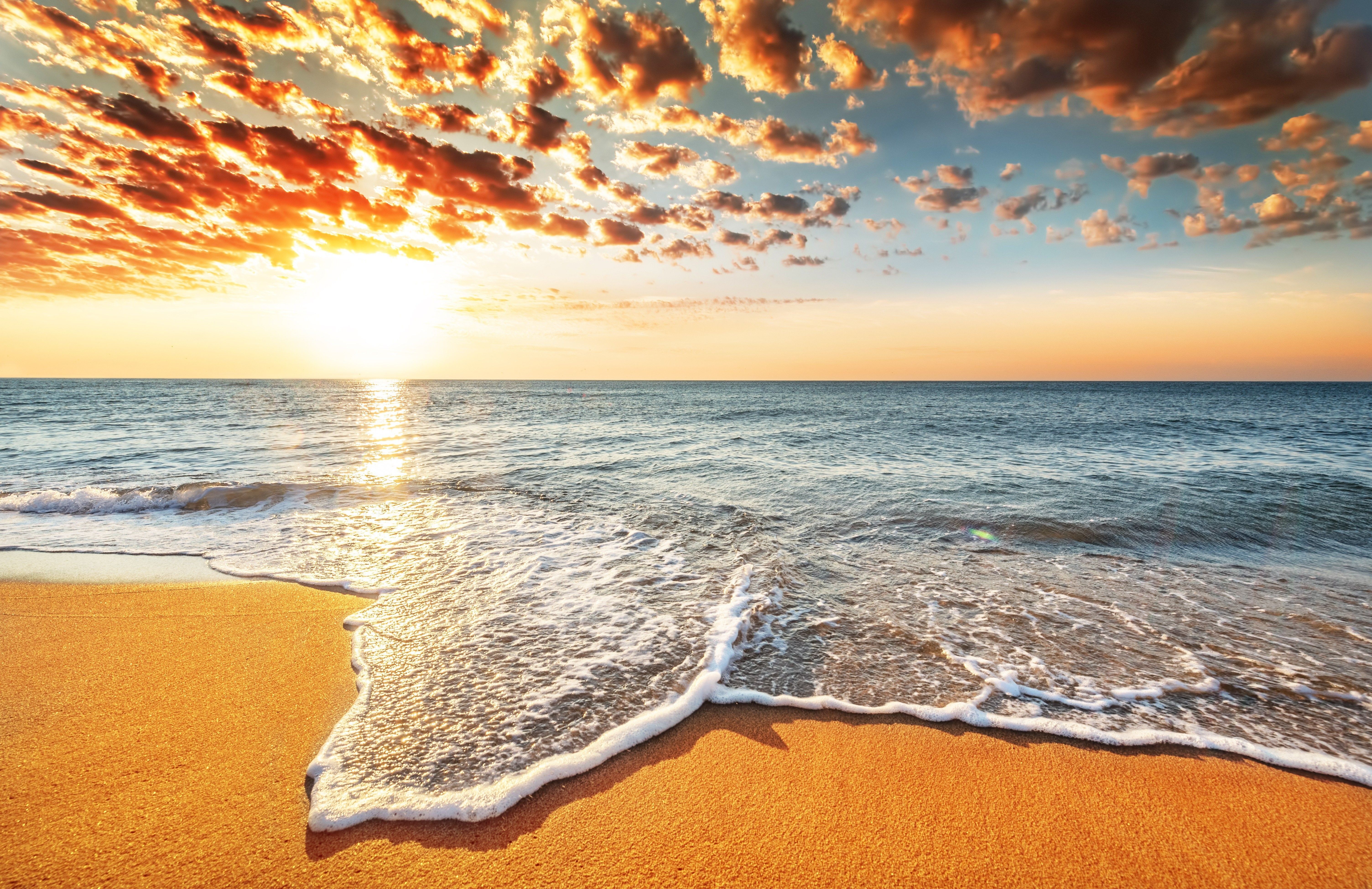Imágenes de mar gratis, olor a amor, móvil, playa, colorido, mar, sol, HD