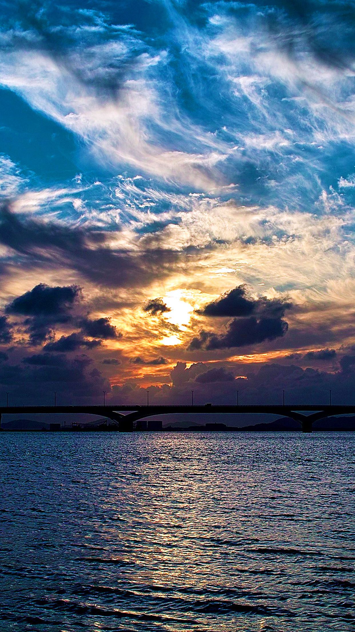 Fondo de pantalla de Sun Over The Sea Nature para Android Wallpaper - Sun Wallpaper