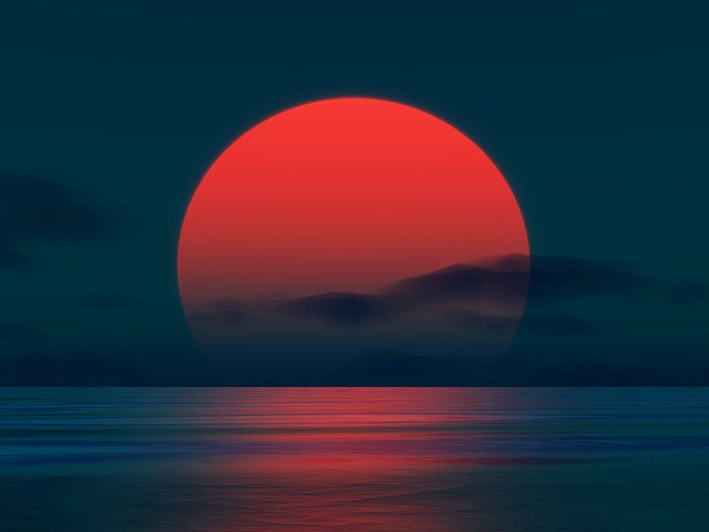 Fondo de pantalla de Red Sun # 6893810