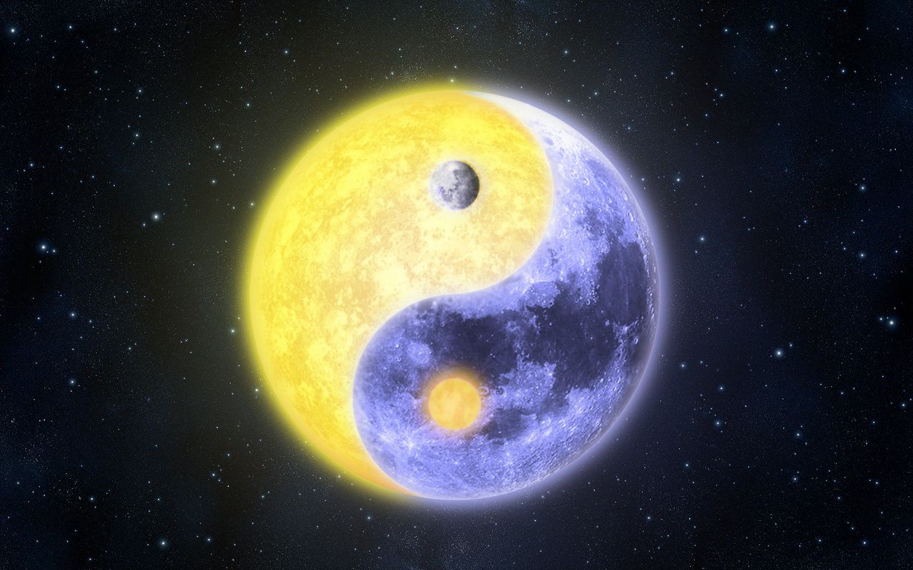 Fondo de pantalla de sol y luna Galería