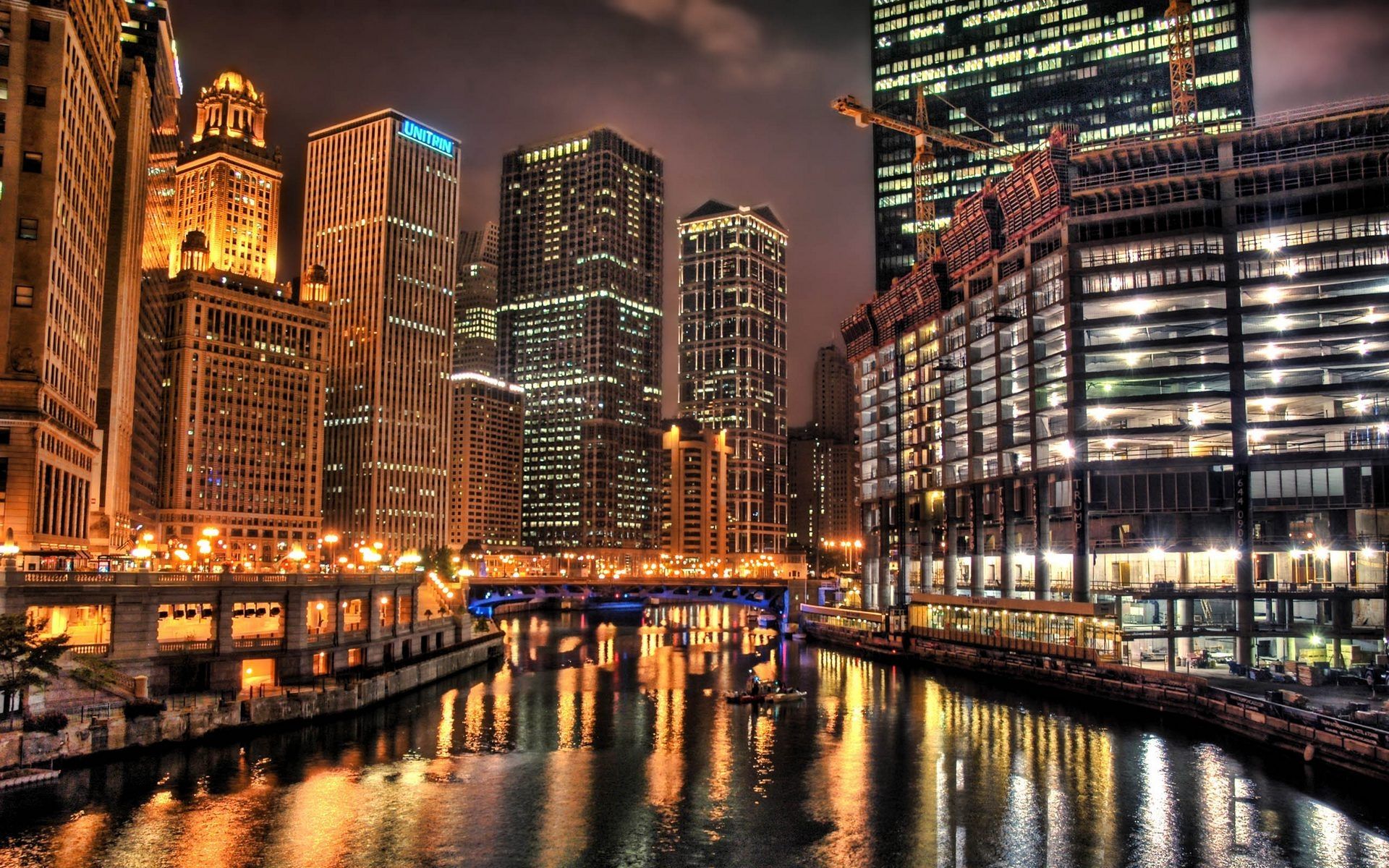 paisajes urbanos, noche, luces, ciudades :: Fondos de pantalla