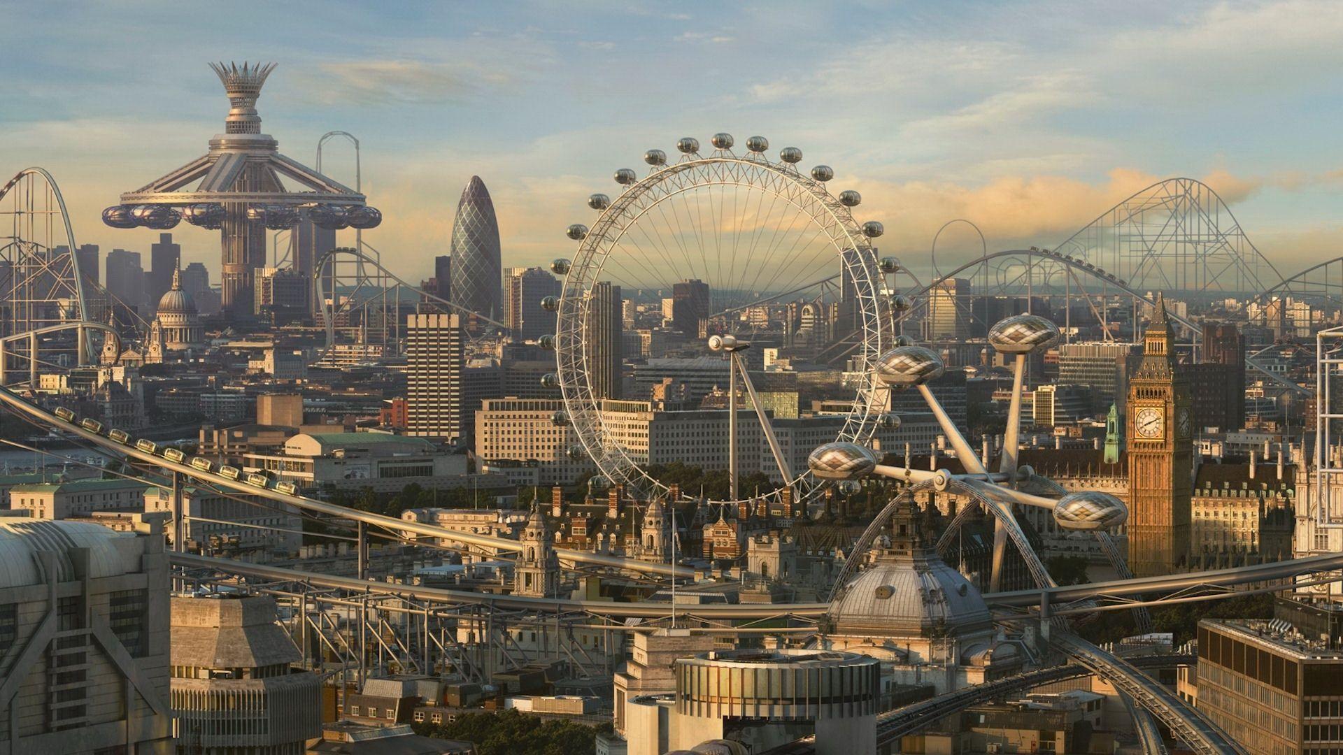 Future City Wallpapers - Cueva de fondo de pantalla