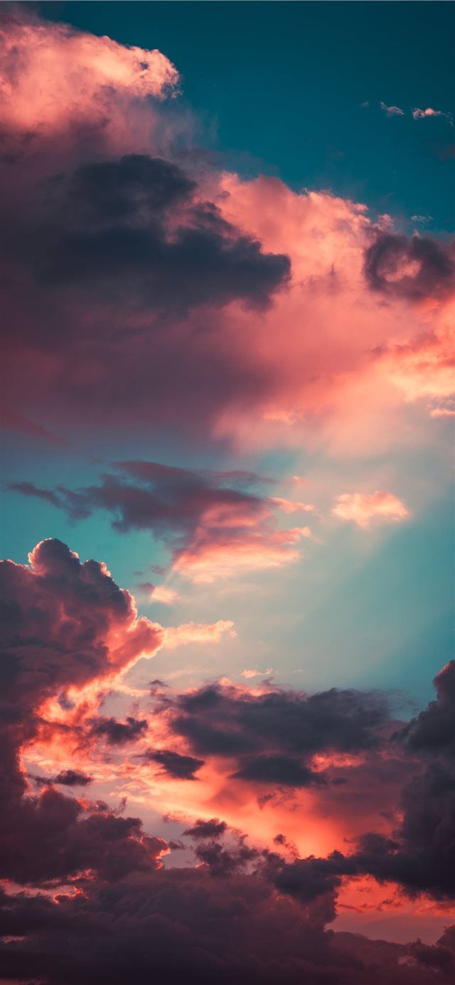 Mi fondo de pantalla favorito del año para iPhone X #sun #sky