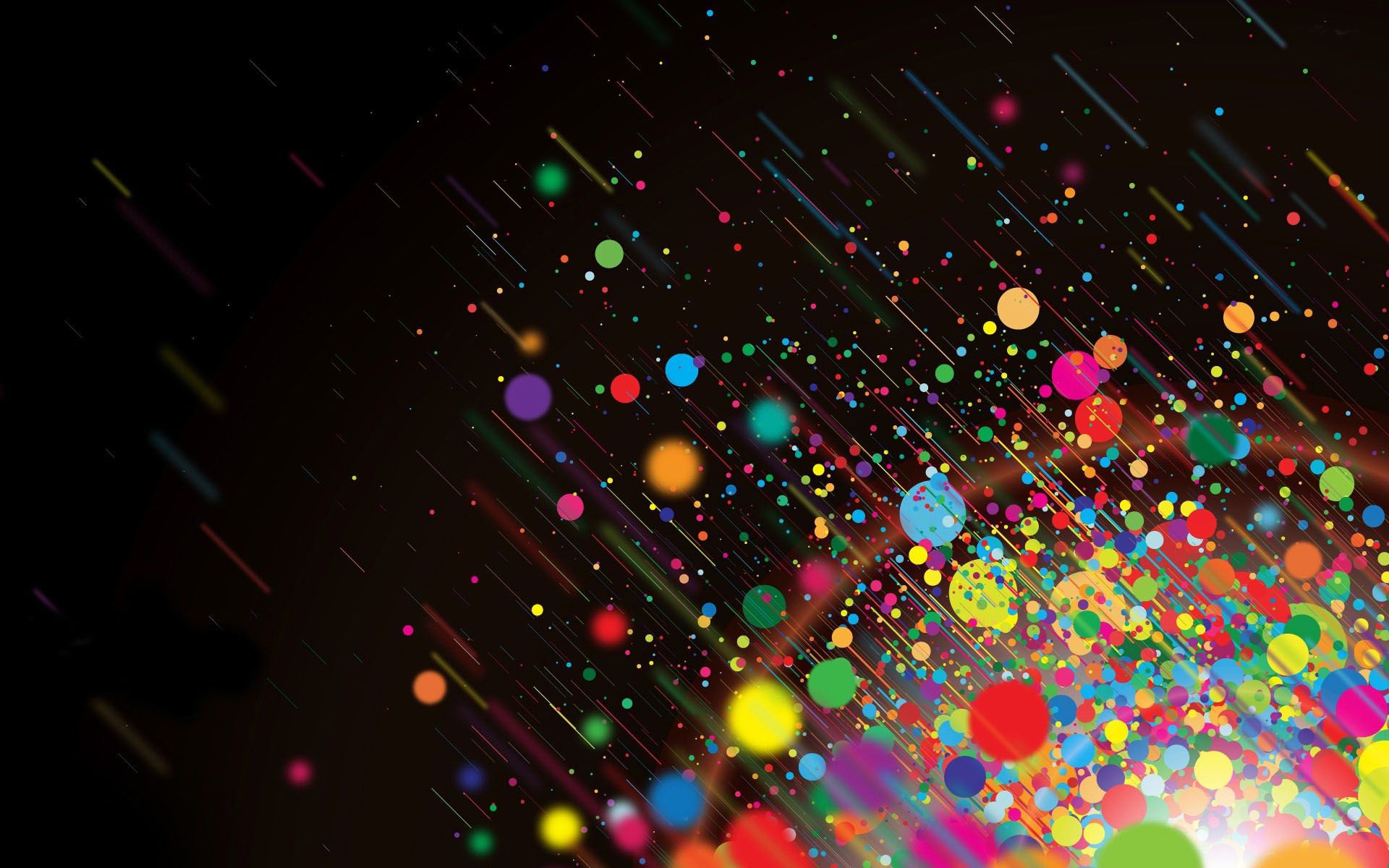 Fondo de pantalla de círculos coloridos # 6956304