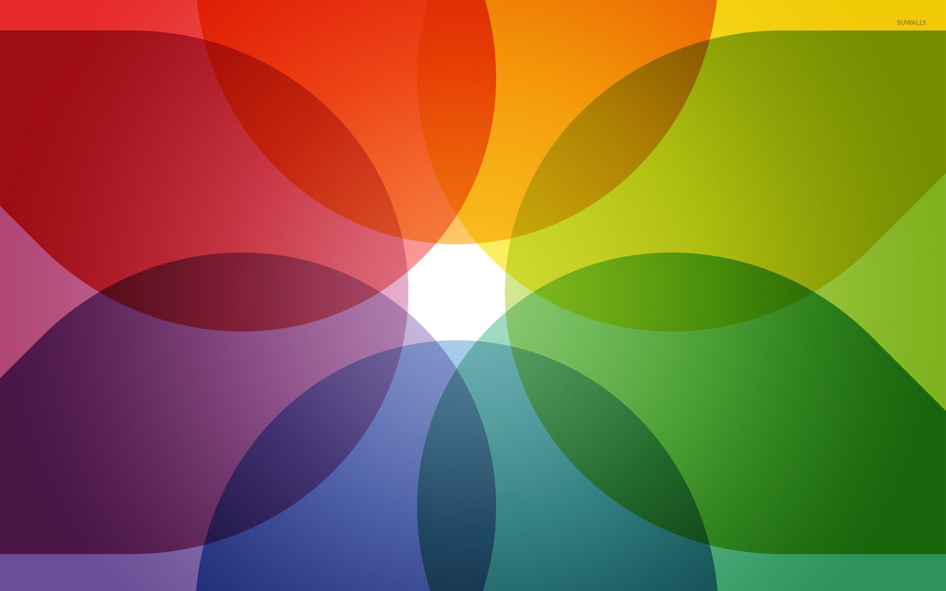 Fondo de pantalla de círculos de colores - Fondos de pantalla abstractos - # 25950