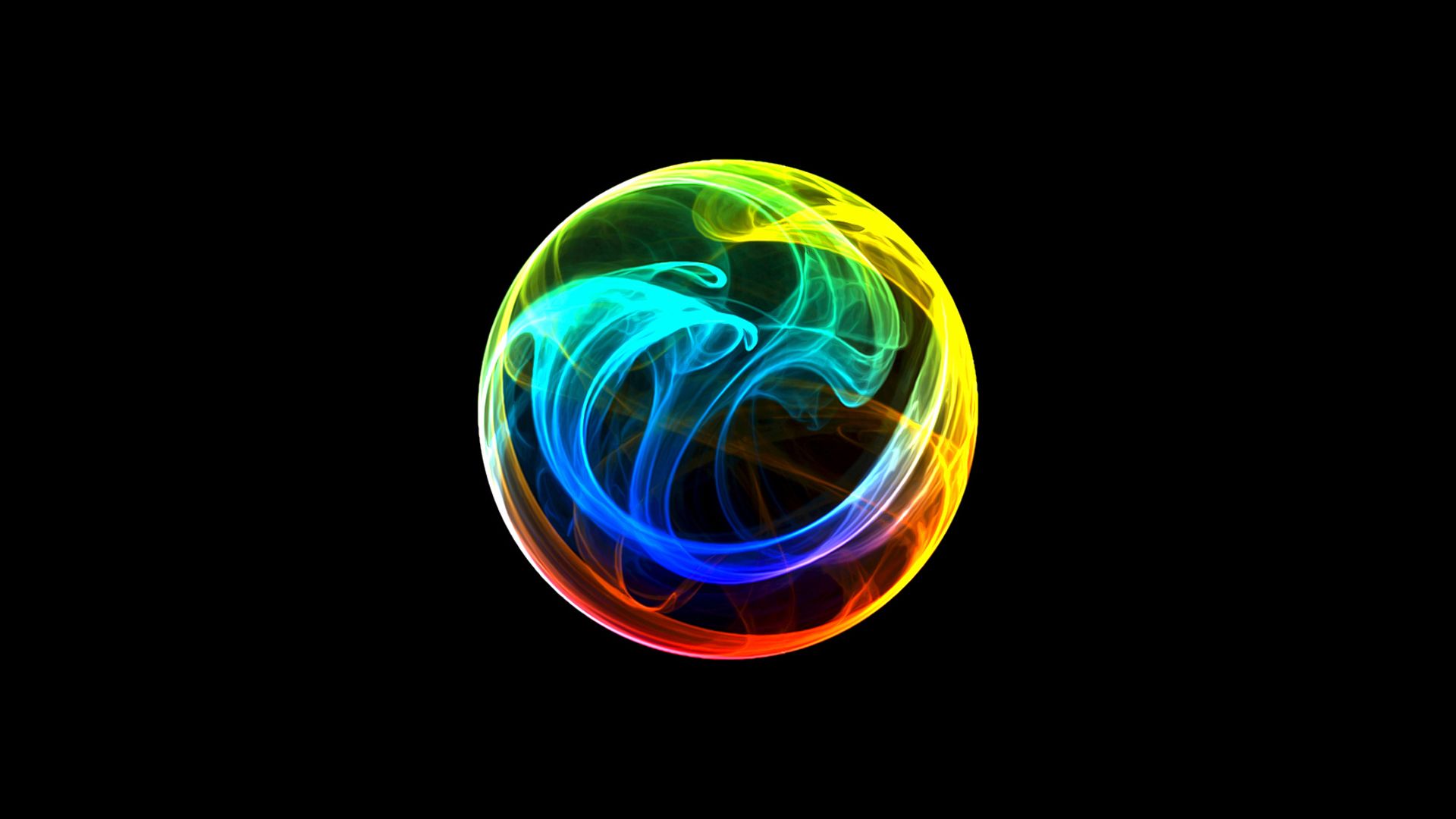 Colorful Circle Smoke Hd Wallpaper - Circle Wallpaper Hd (# 182070