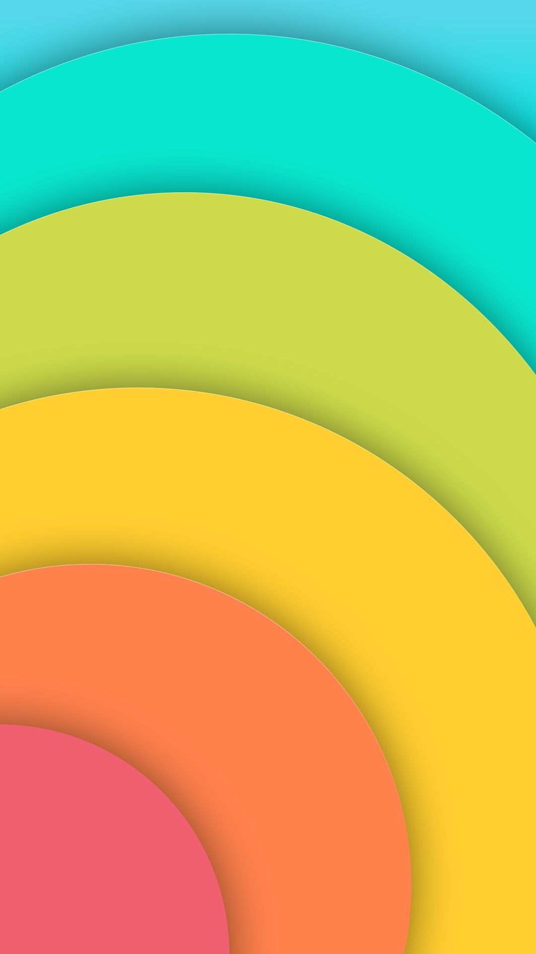 Coloridos medios círculos bien | * Fondos de pantalla abstractos y geométricos en