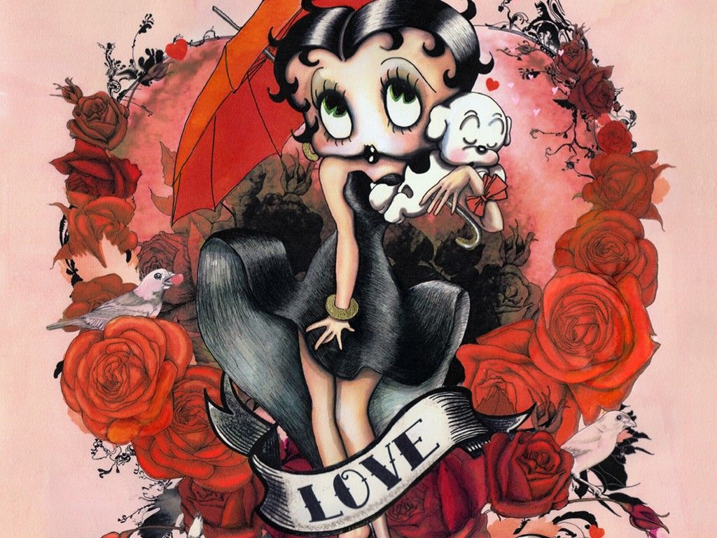 Betty Boop fondo de pantalla gratis en WallpaperGet.com