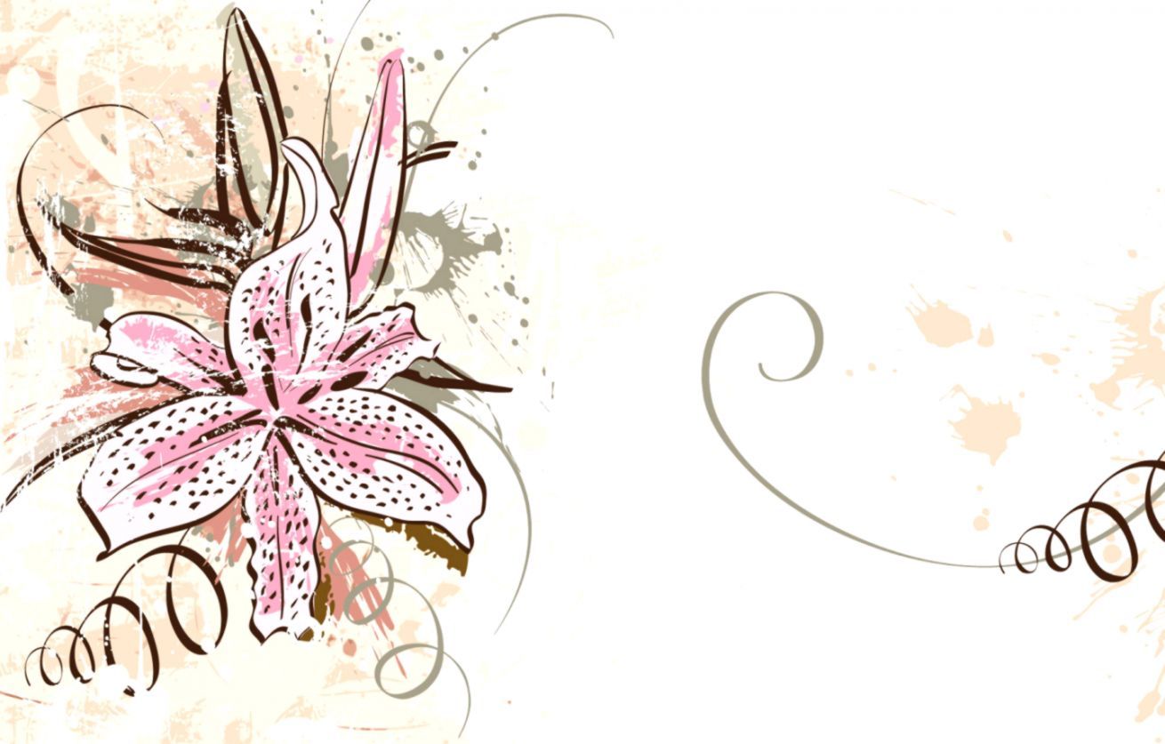 Vector Flower Wallpaper | Diseño de fondos de pantalla