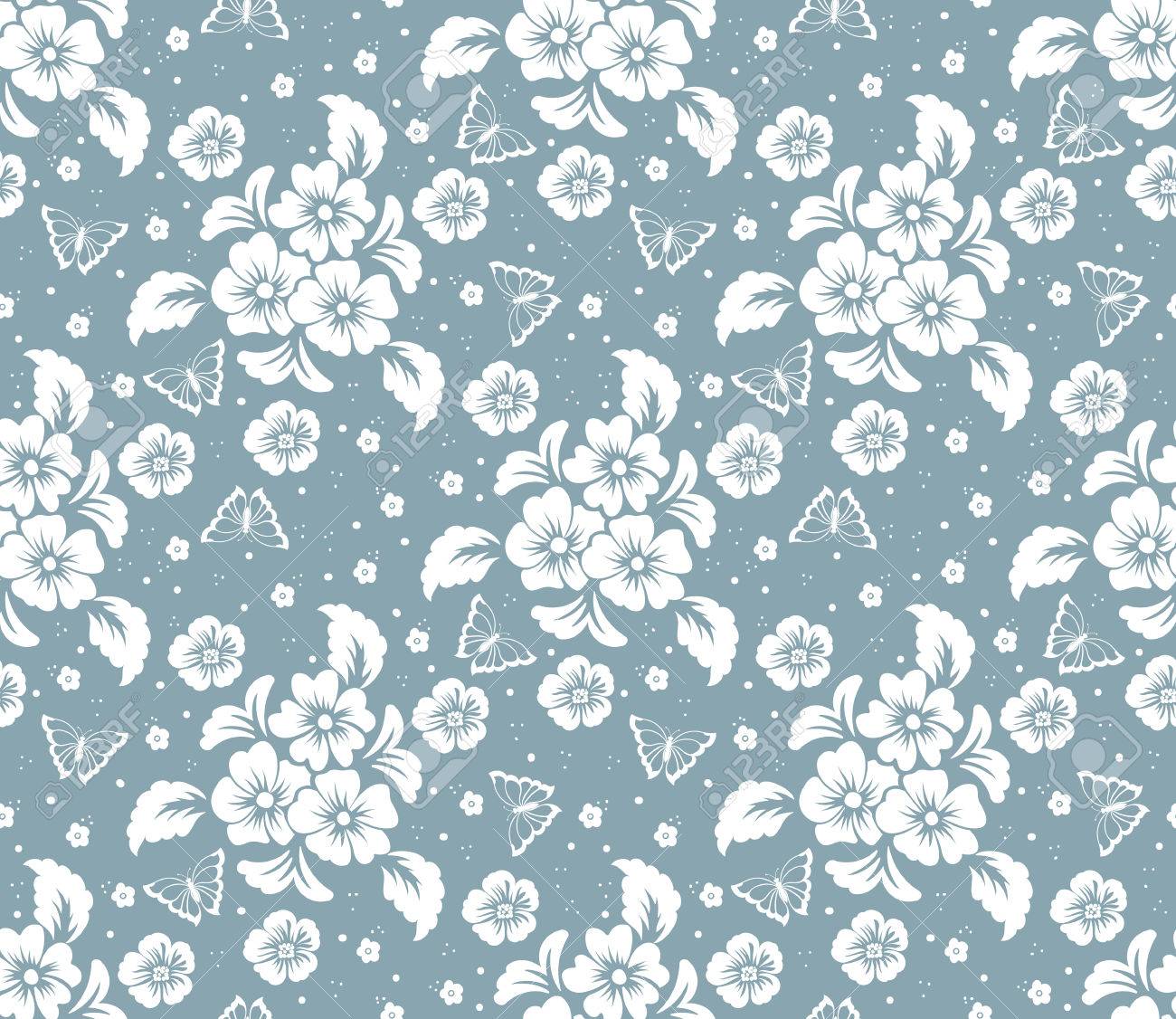Las mejores flores adornan fondos de pantalla de patrones sin fisuras (8 + imágenes)