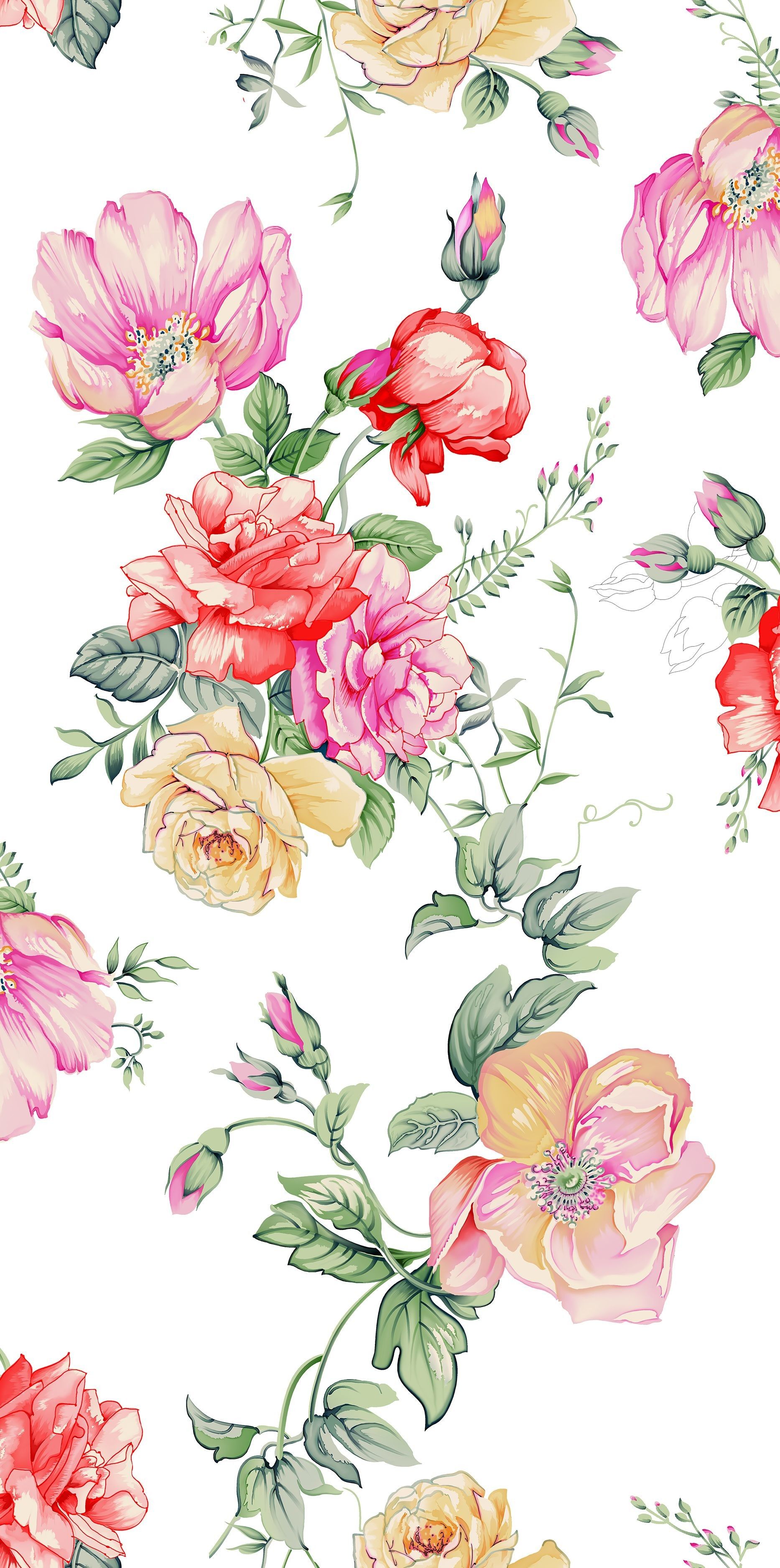 68+ Fondos de Acuarelas Flores