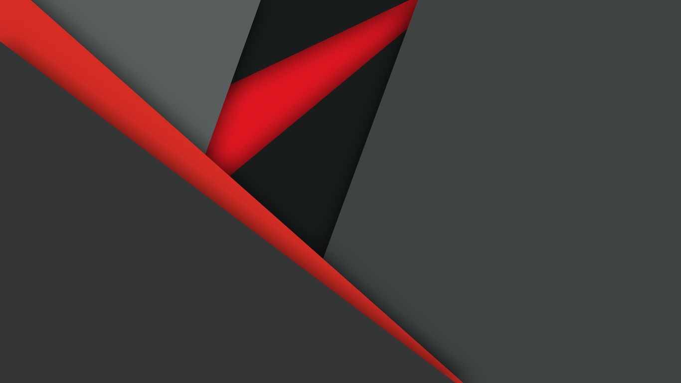1366x768 Material Diseño Rojo oscuro Negro 1366x768 Resolución HD 4k