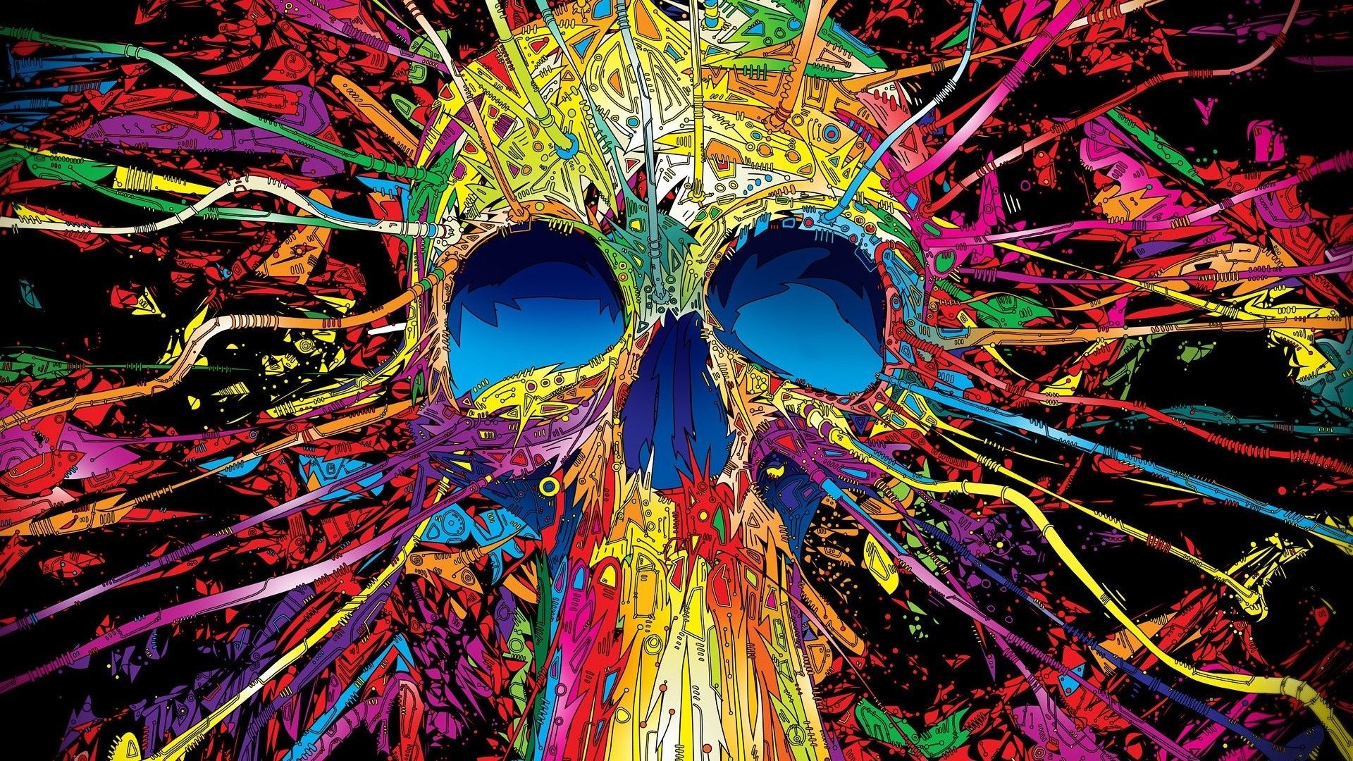 48+] Fondo de pantalla psicodélico 1080p