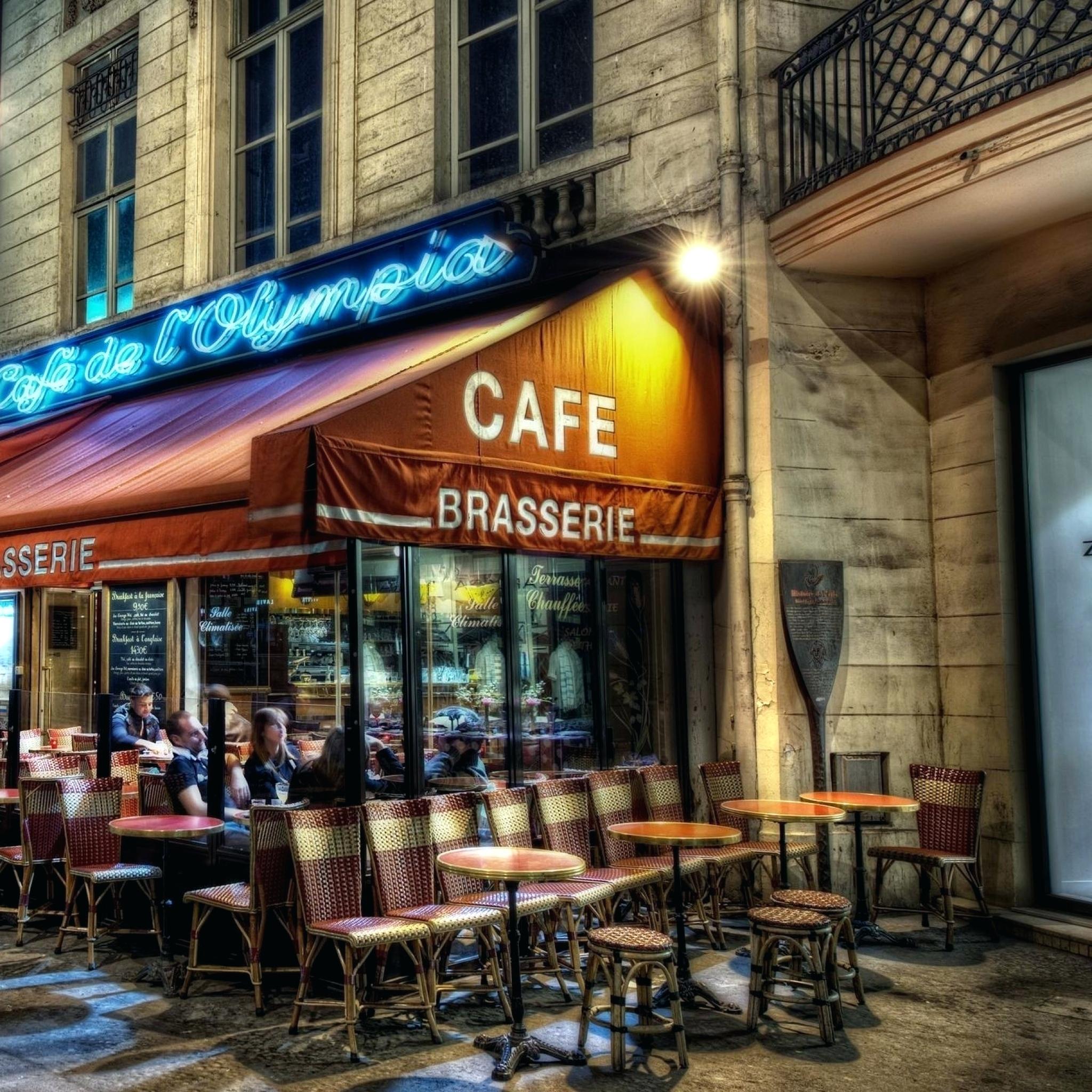 65+ Paris Cafe Wallpapers - Descarga