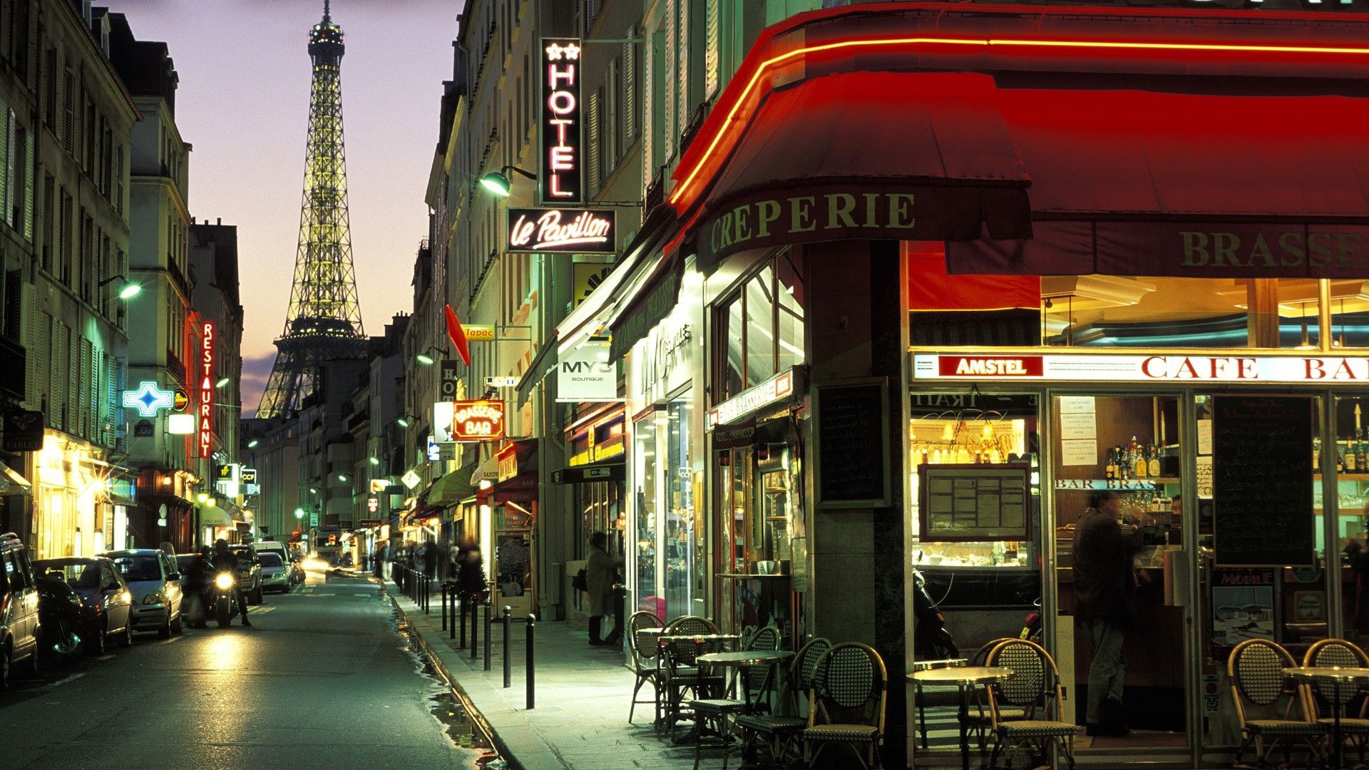 47+] Fondo de pantalla de Paris Cafe