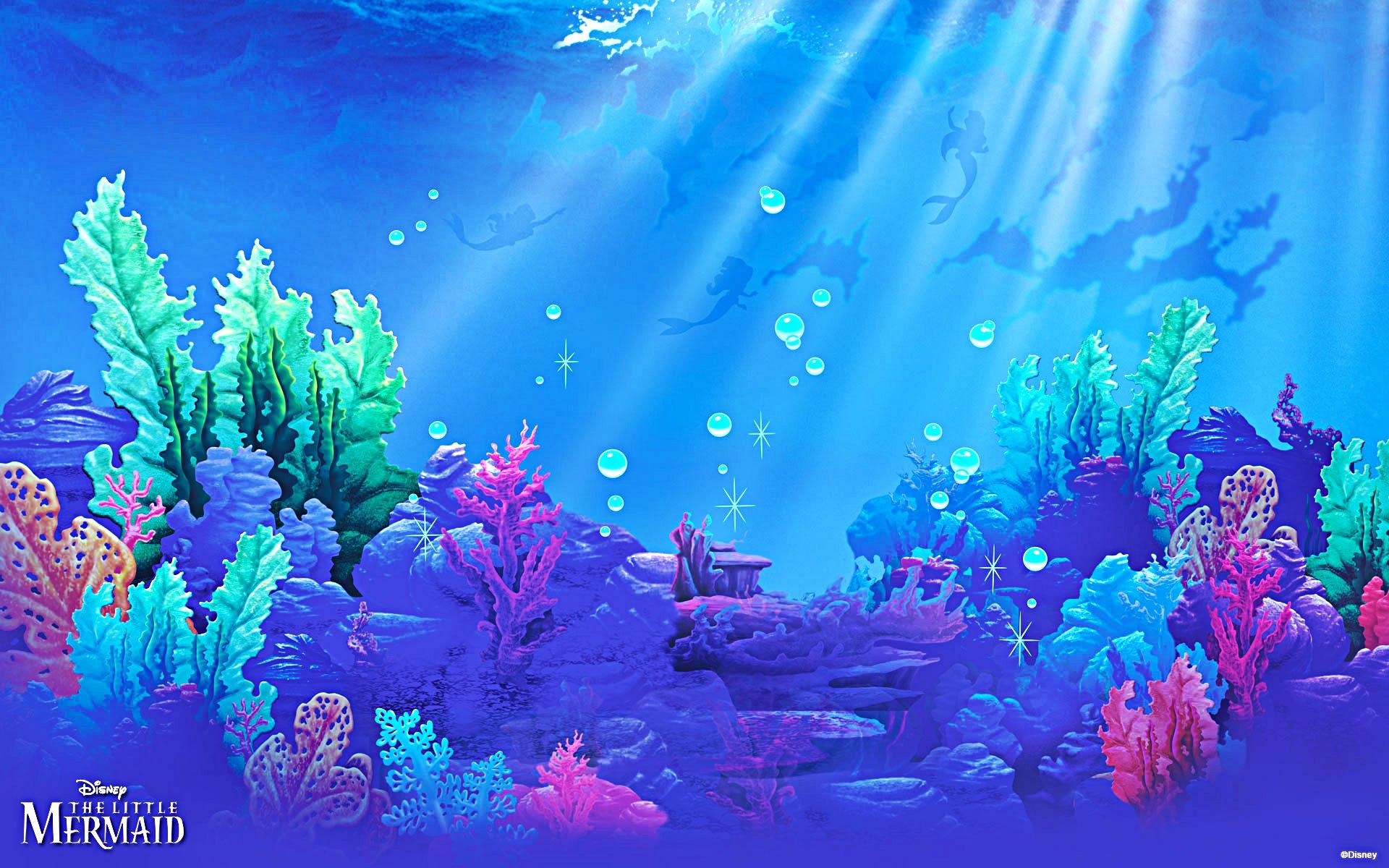 Coloridos 30 fondos de pantalla, los más votados The Little Mermaid Collection