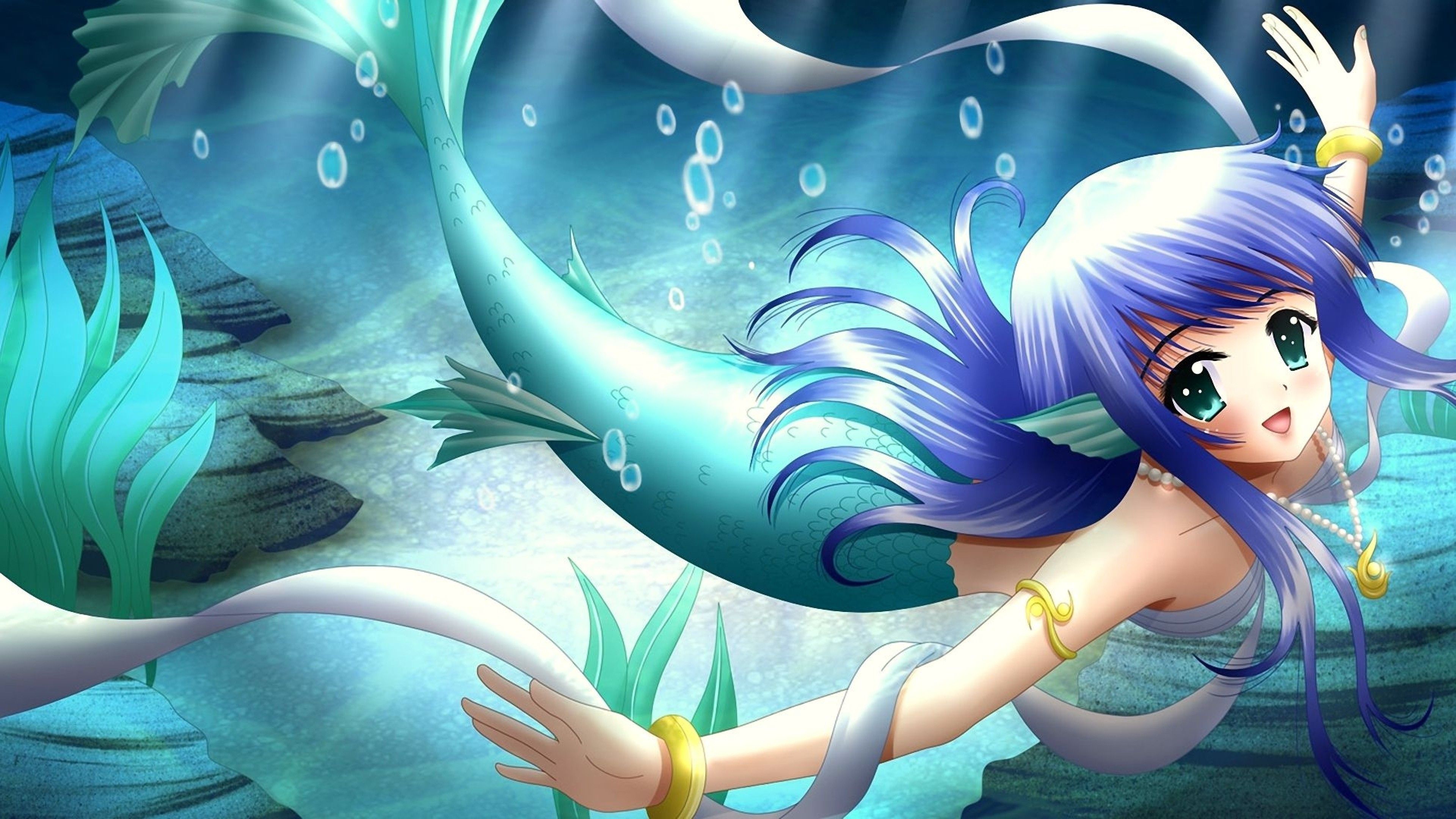 Más de 73 fondos de pantalla de Anime Mermaid