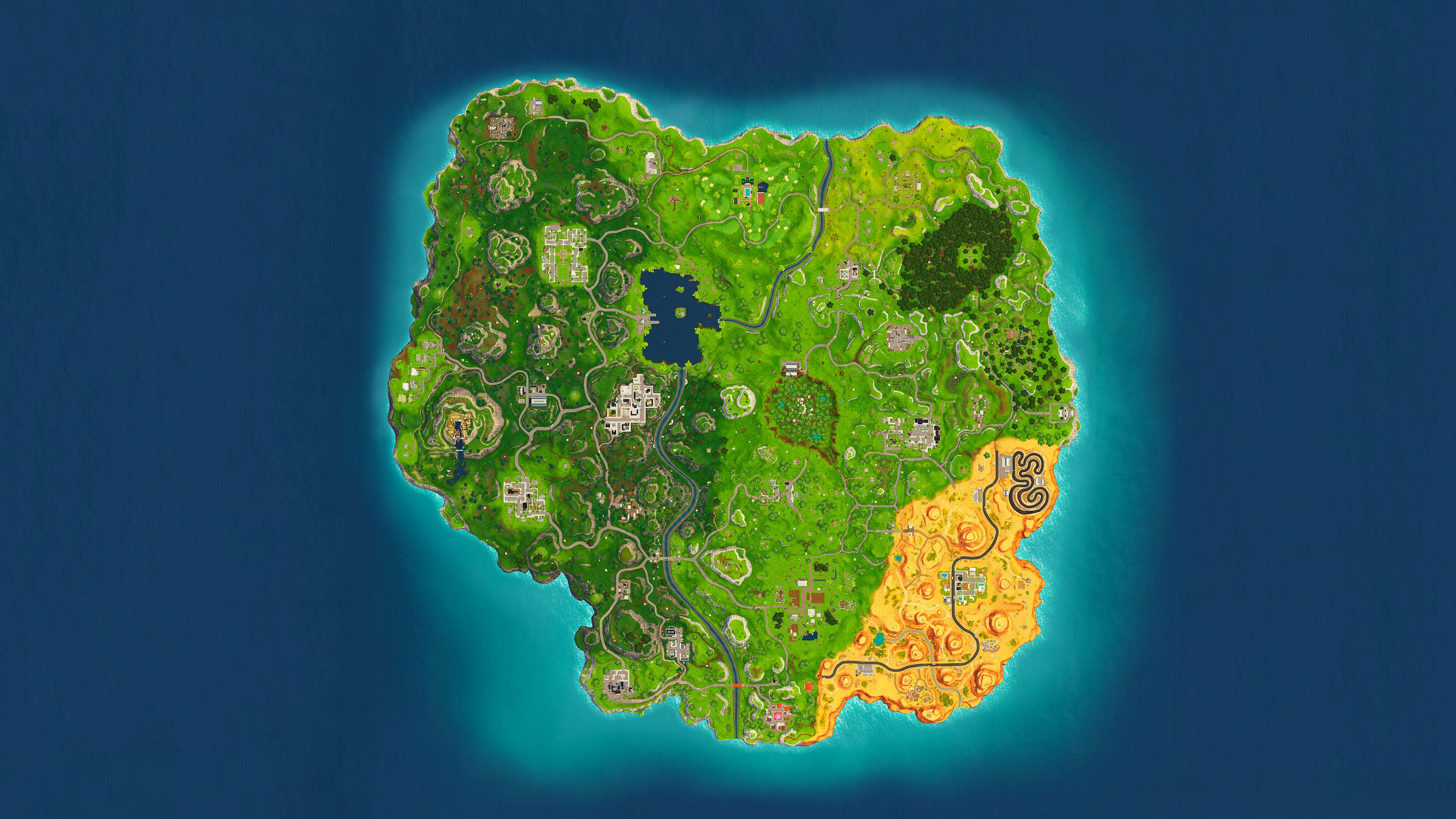 Fortnite Map Season 5 - Fondo de pantalla 4K Ultra HD: FortNiteBR