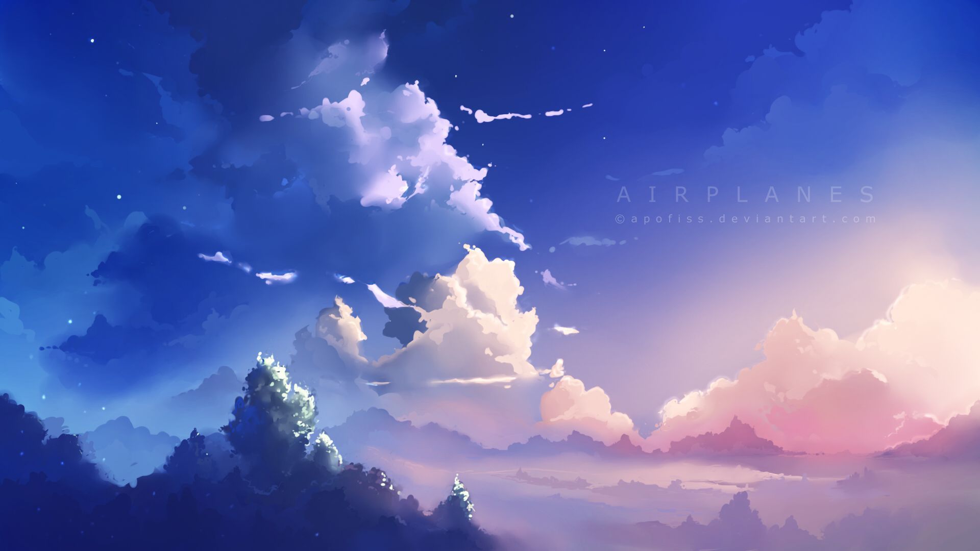 50+ Fondos de nubes de acuarela - Descarga