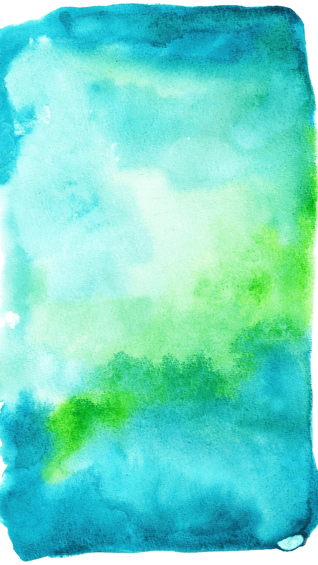 Fondo de escritorio de acuarela - Fondo de pantalla de pintura verde y azul gratis