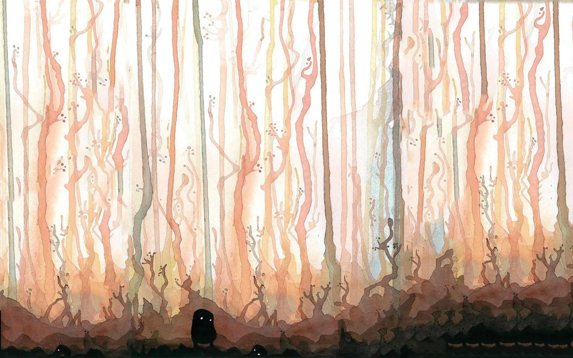 Wp de una pintura de acuarela [Crosspost de / r / pics] [1920x1200