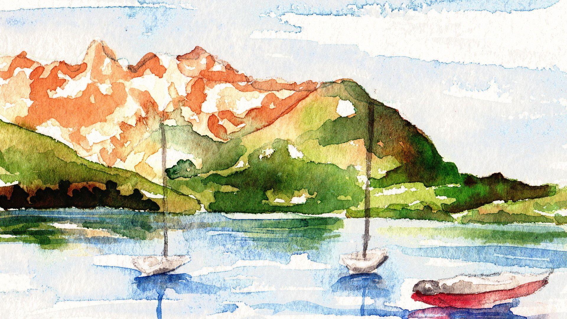 Fondos de acuarela