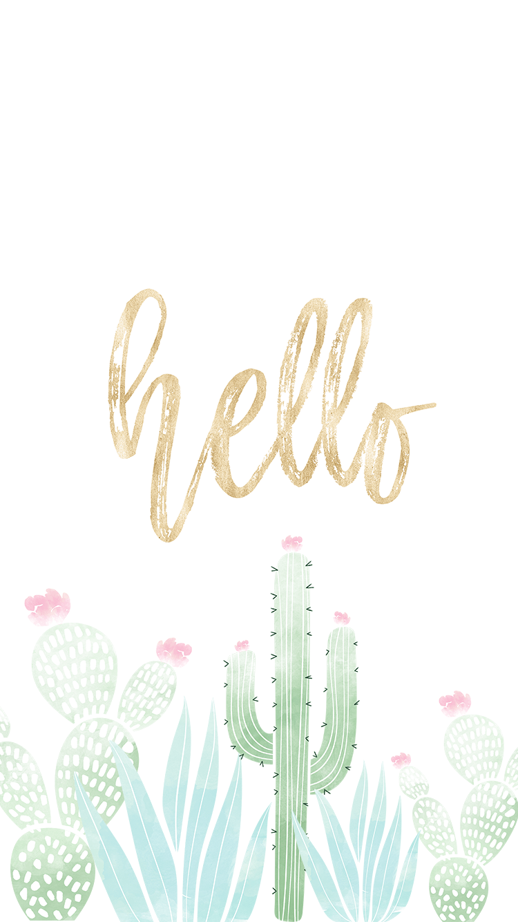 Más de 55 fondos de pantalla de Cactus Acuarela Hipster - Descarga
