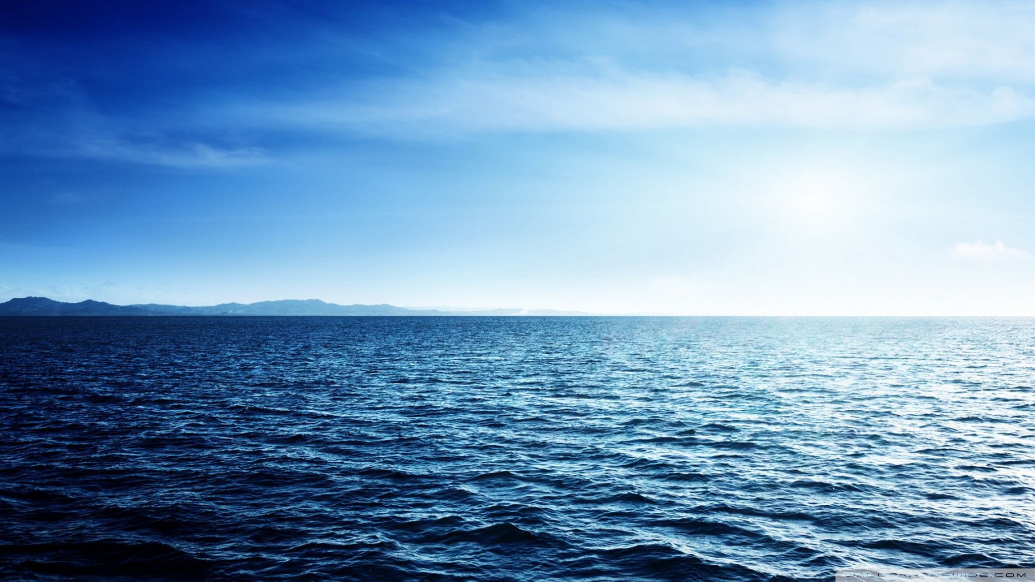 Fondo de pantalla de mar azul Galería
