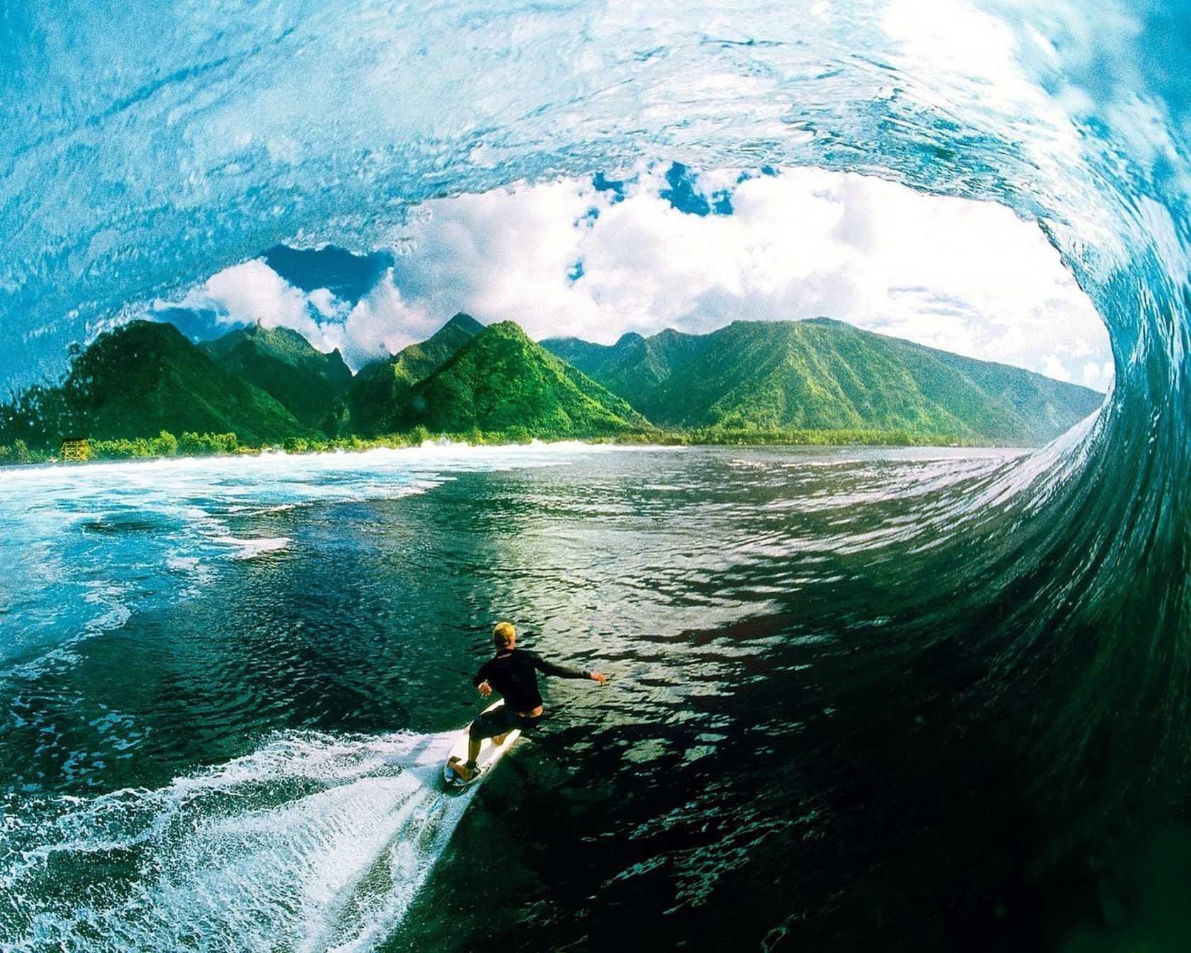 Fondo de pantalla de surf 1680x1344