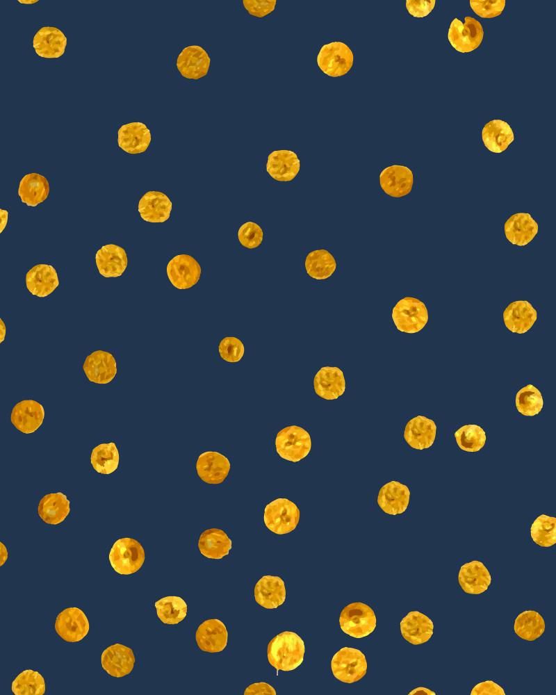 Fondo de pantalla de Navy + Gold Dots en 2019 | papel pintado. El | Fondo de pantalla azul marino