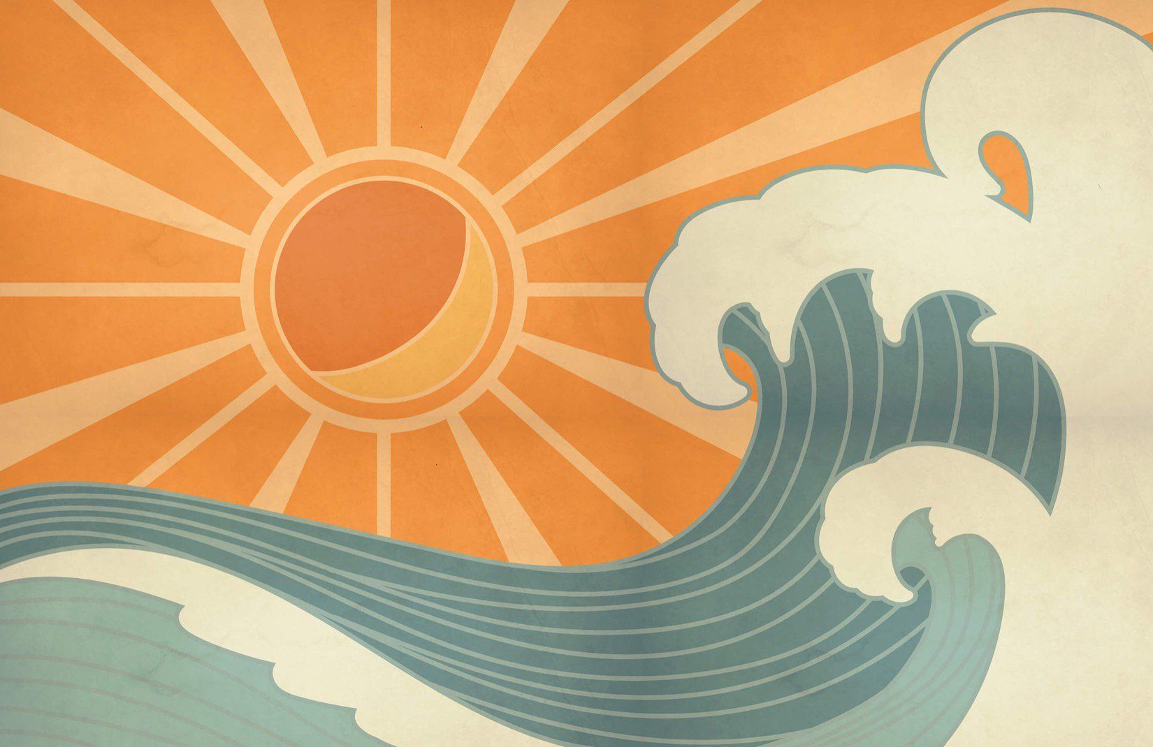Mural de papel tapiz Vintage Surf | Murales