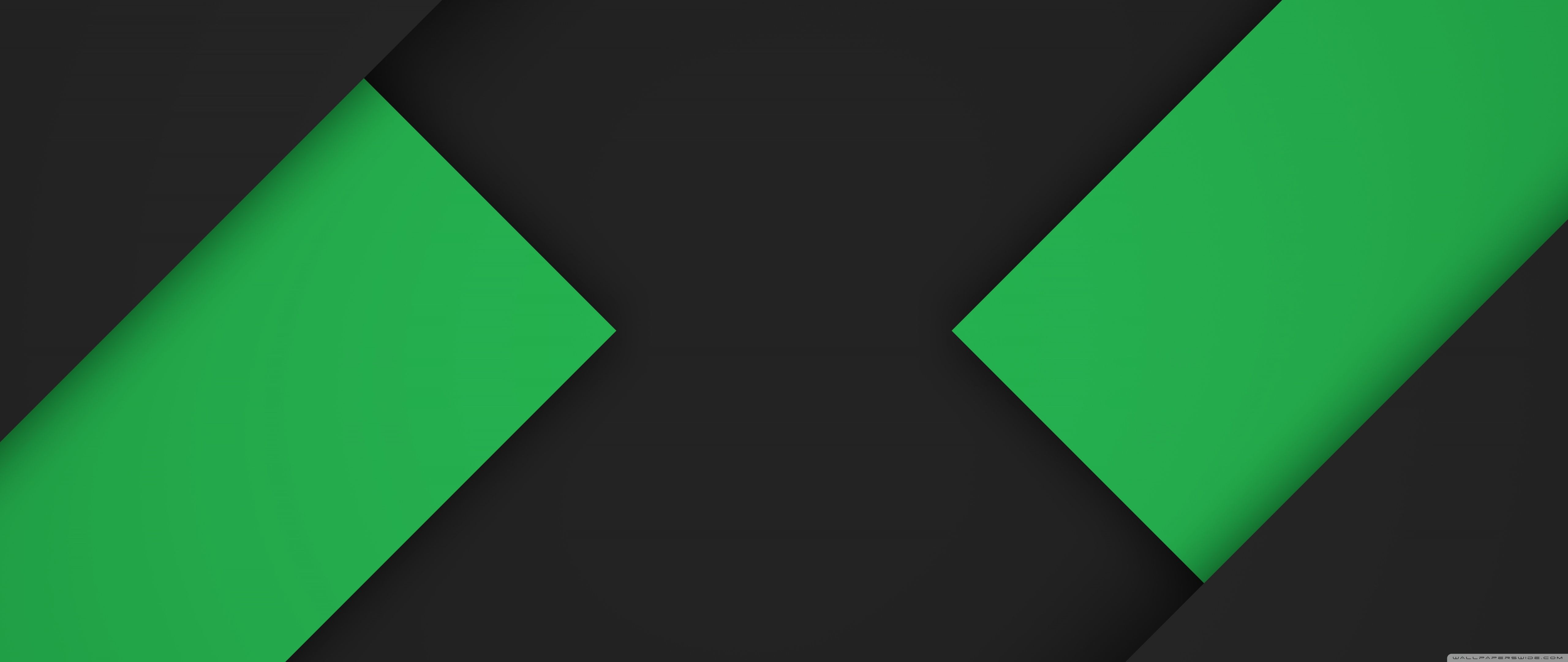 16K Material Dark Green ❤ 4K HD fondo de escritorio para • Wide