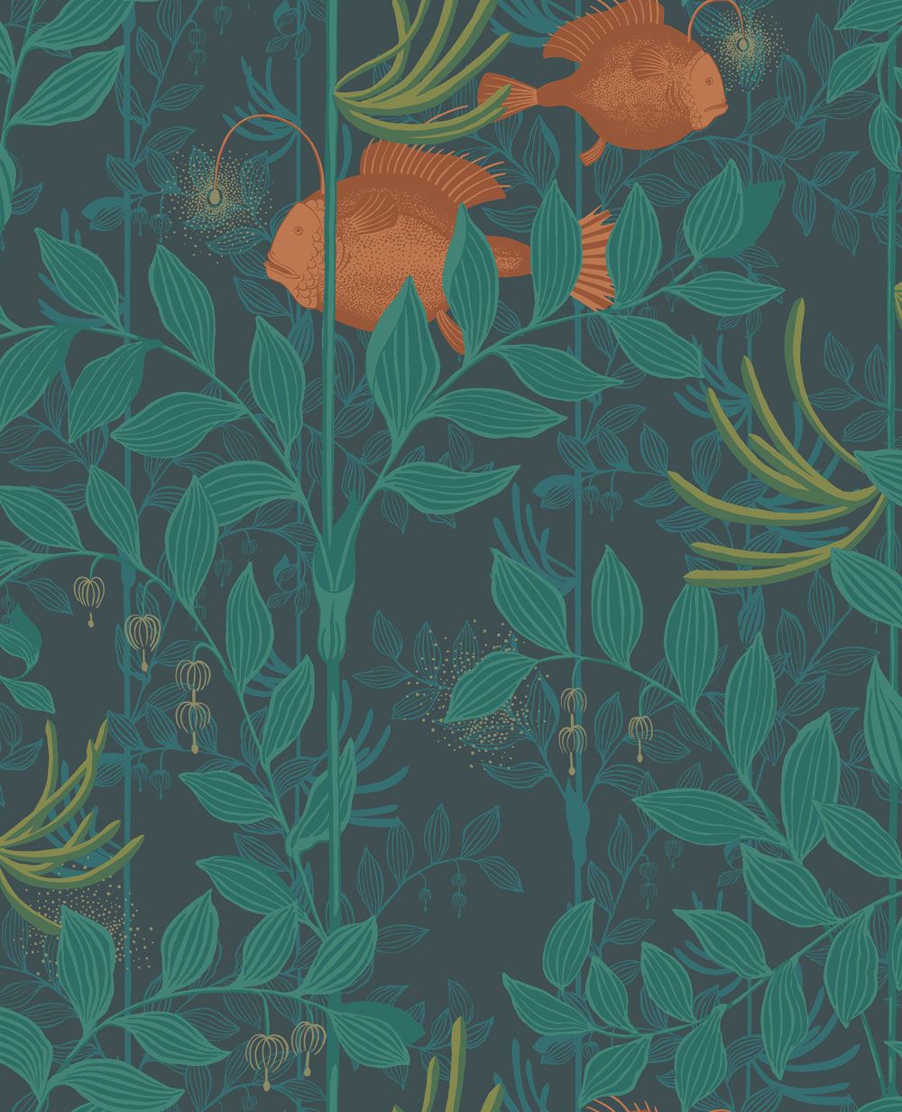 Nautilus by Cole & Son - Dark Green - Papel pintado - 103/4019
