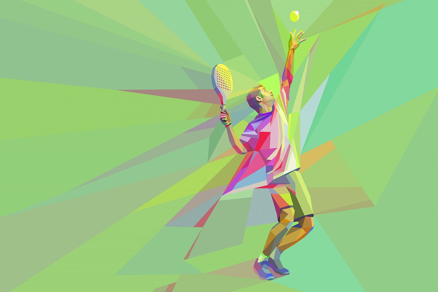 Compre Tennis Wallpaper en línea en India al mejor precio - Circle One