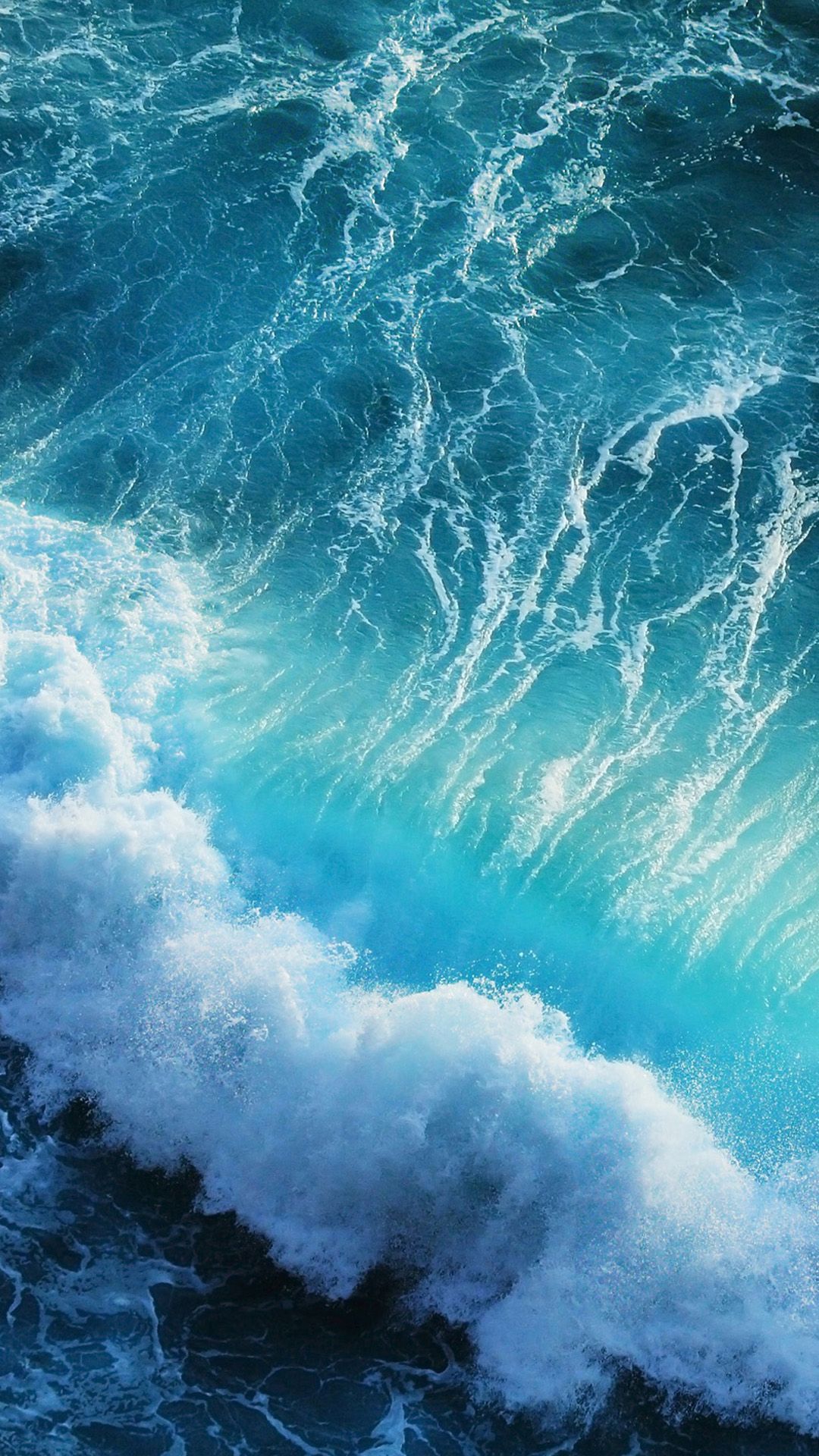 Fondos de pantalla de agua de mar azul para iphone 6 plus | Fondo de pantalla acuoso