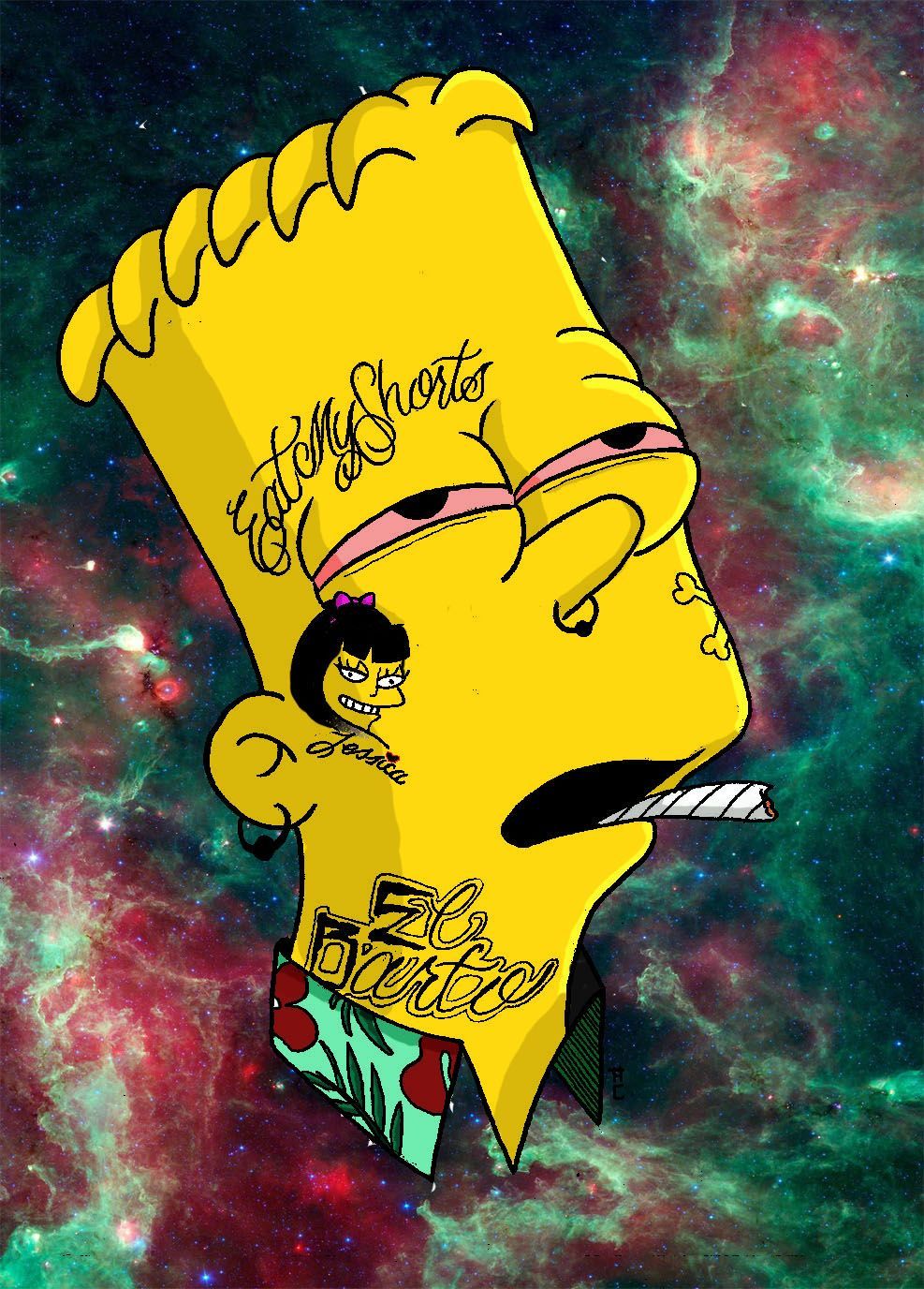 Fondos de pantalla de Bart Simpson Supreme