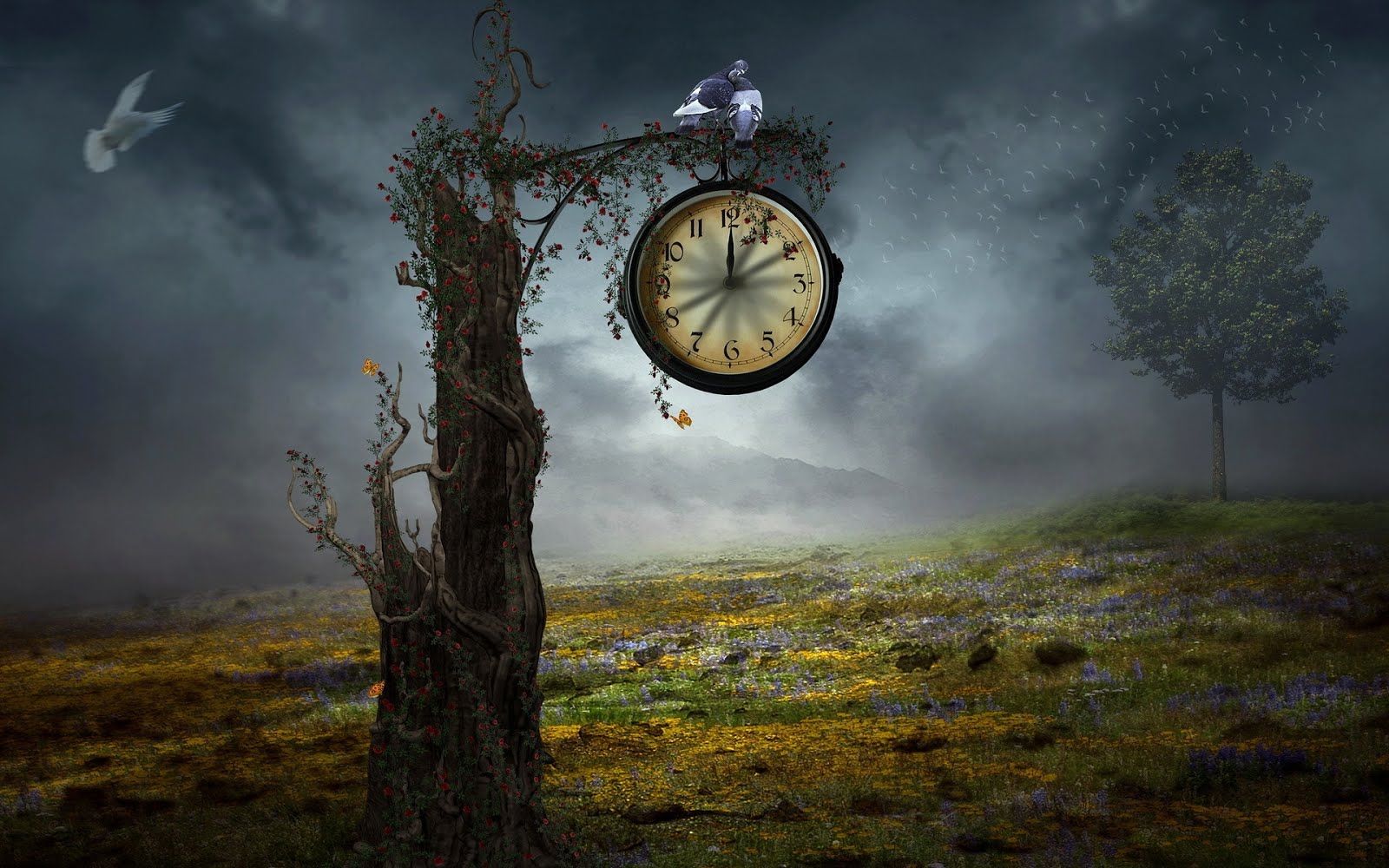 Clock Wallpapers HD PixelsTalk fondo de pantalla reloj 1600x1000