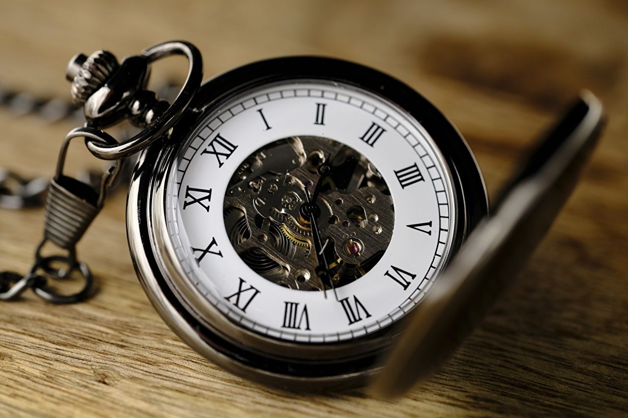 Fondos de Escritorio Reloj de bolsillo Reloj Cara de reloj Primer plano