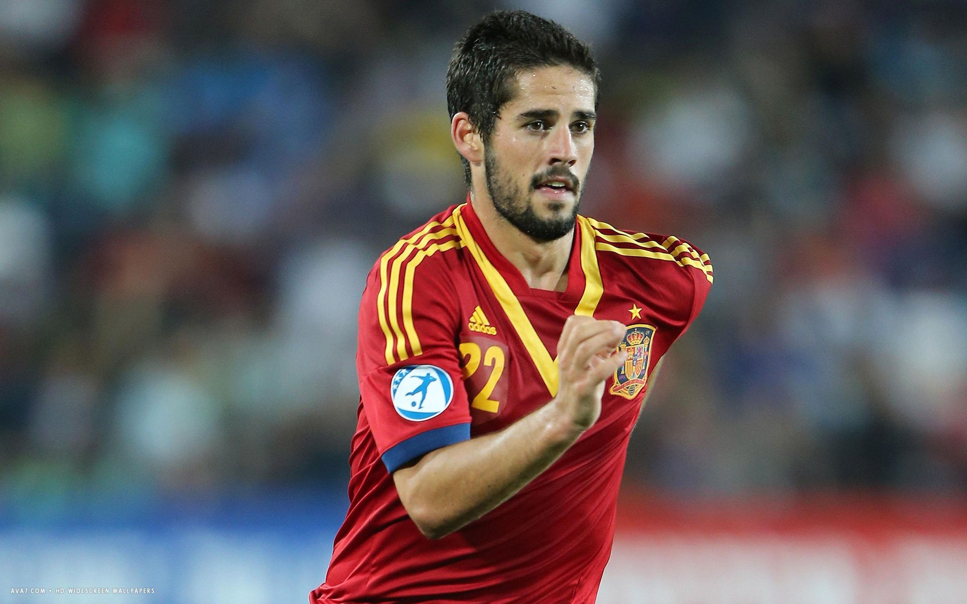 isco football player hd fondo de pantalla panorámica / jugadores de fútbol