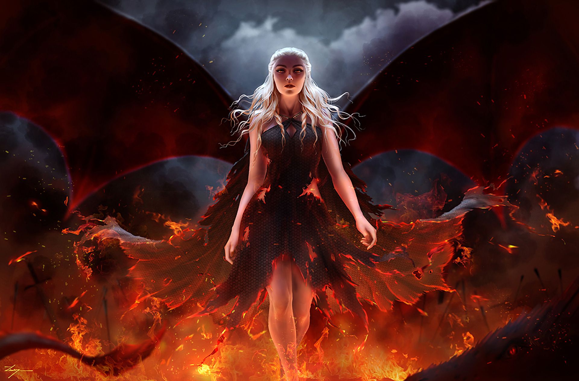 2560x1440 Madre de dragones 1440P Resolución HD 4k Wallpapers