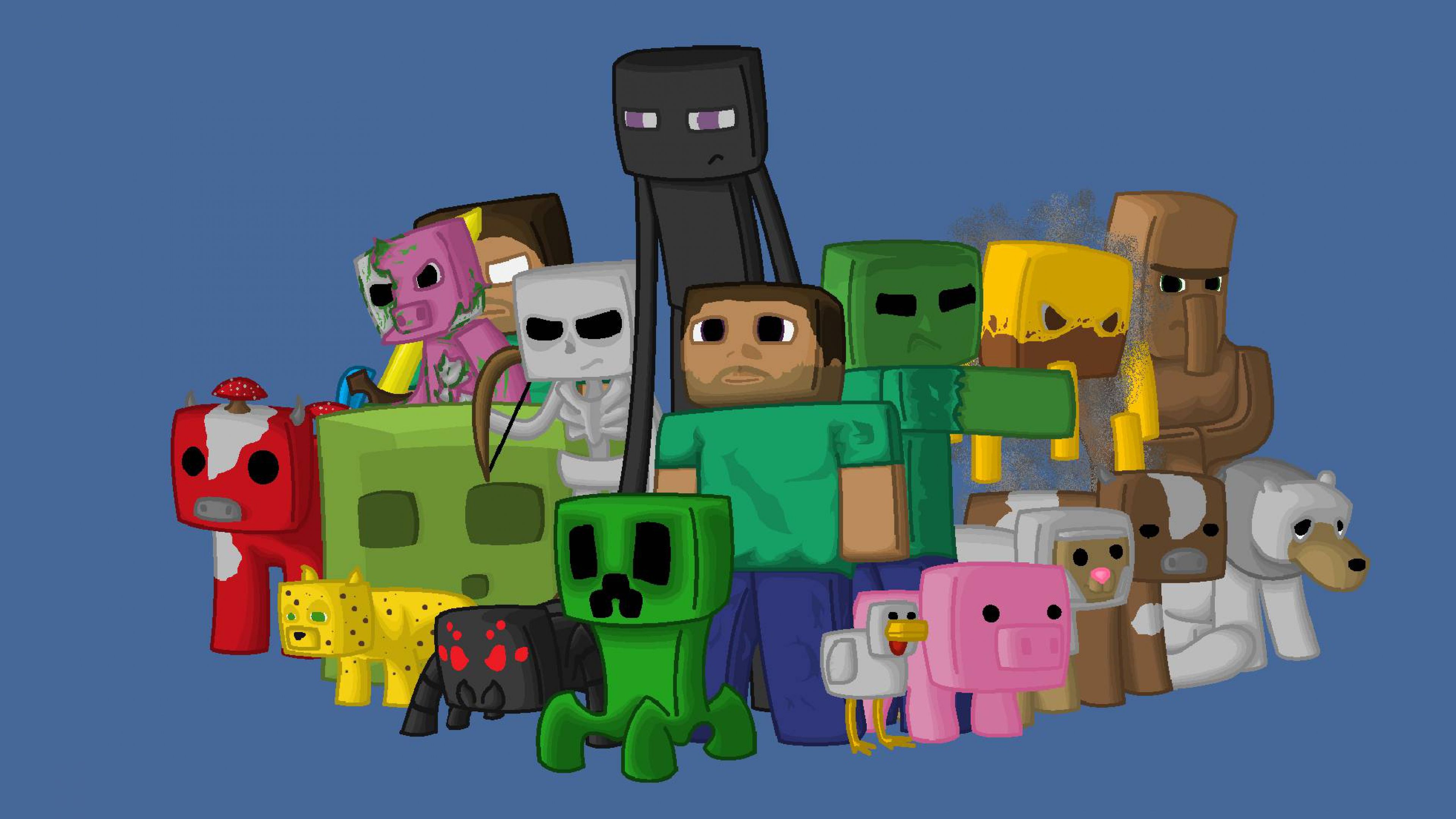 Imagen superior de Minecraft, descarga la imagen de crear un lindo