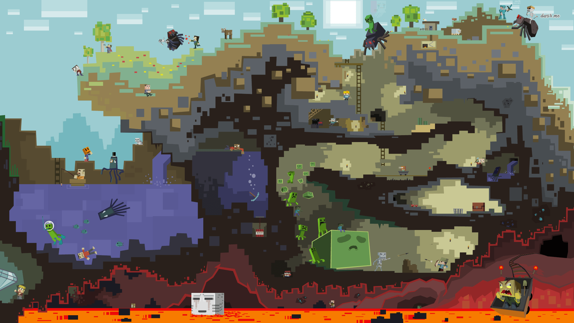 Fondo de pantalla de Minecraft - Minecraft Version Fisica Pc (# 61146) - HD