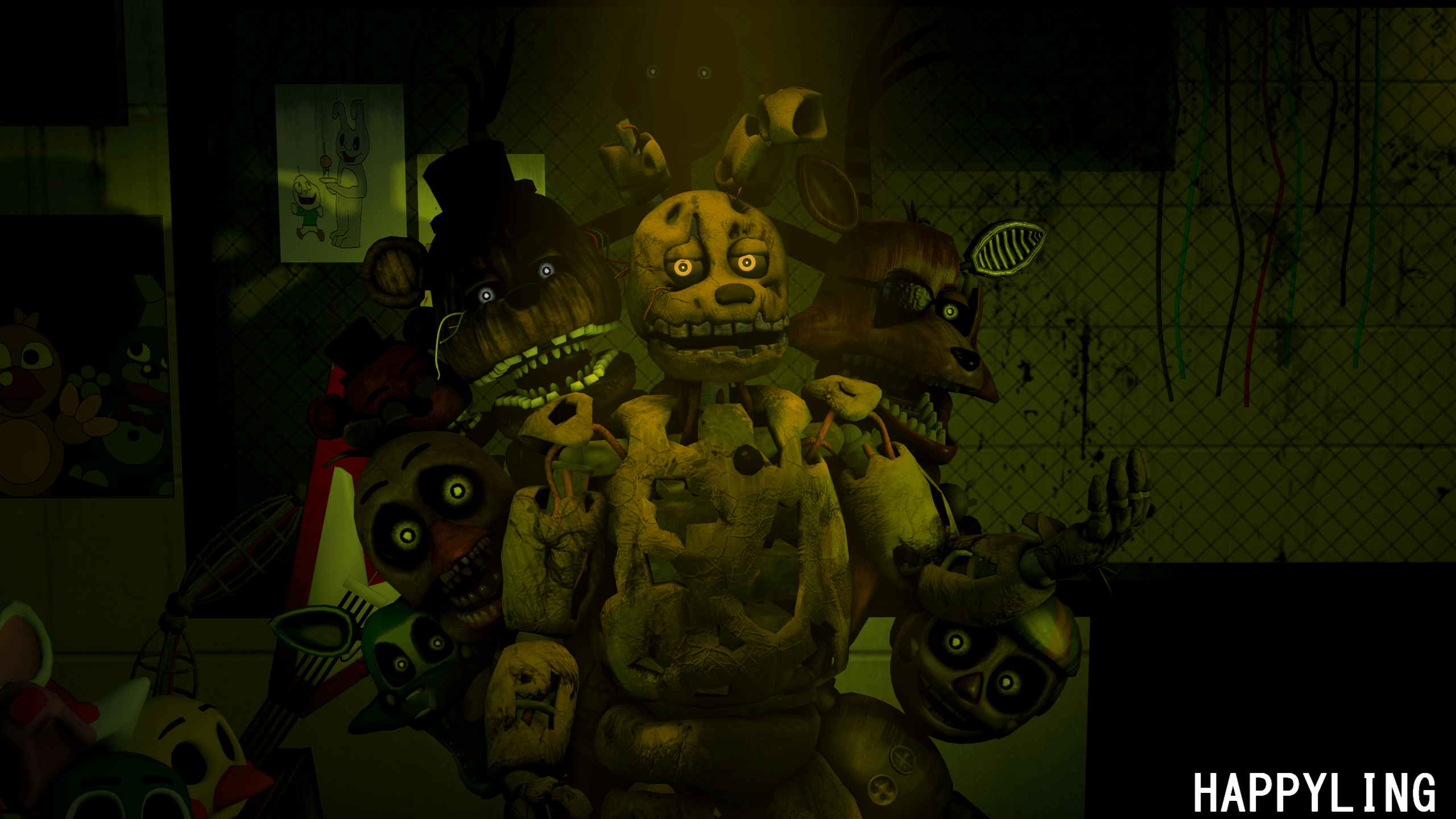 5077969 Springtrap (Cinco noches en Freddys), Phantom Freddy (Cinco