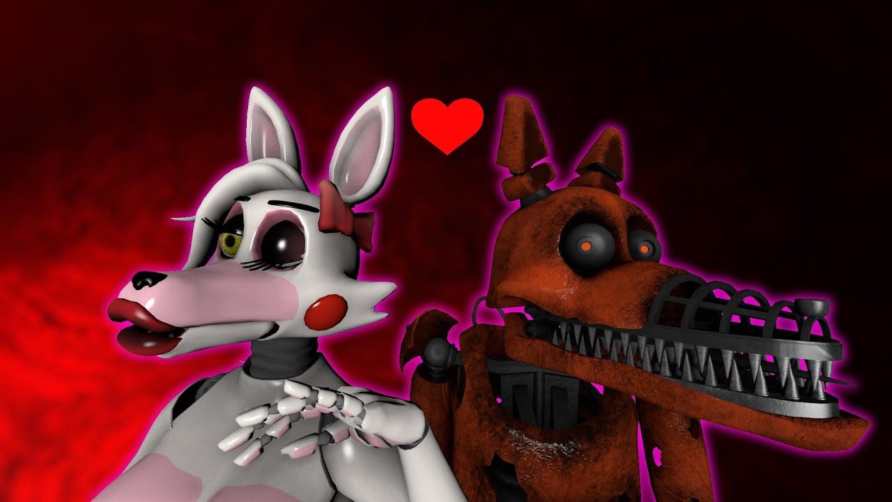 [SFM FNAF] Nightmare Foxy impresiona a Anime Mangle