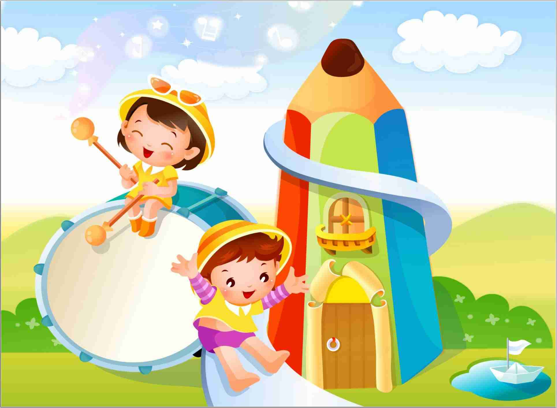 Fondos de niños para dormitorio de niños - PicsBroker.com