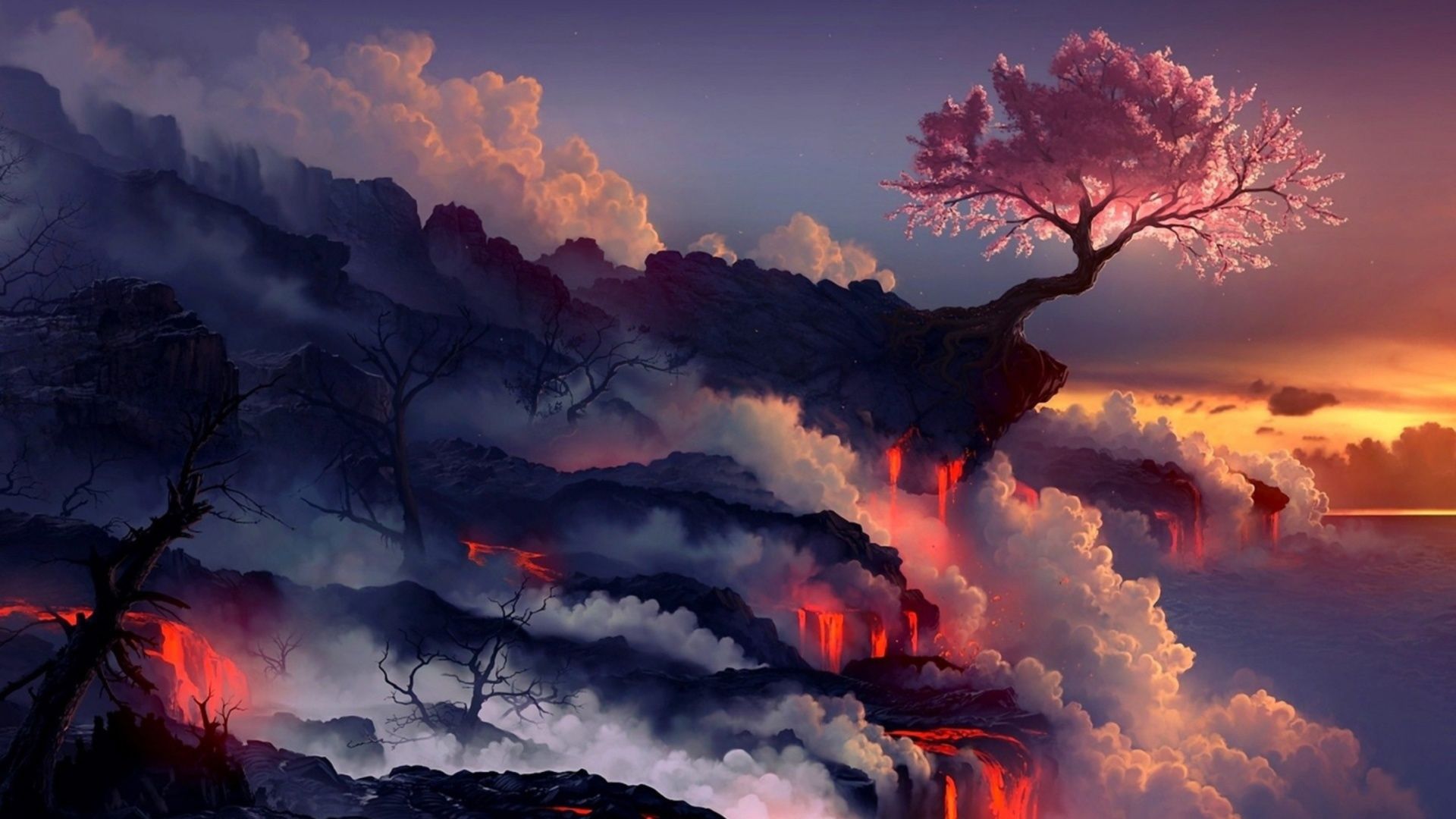 Fondos de paisajes de fantasía e imágenes de fondo - stmed.net