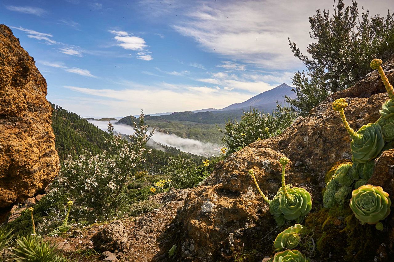 Fondos de Escritorio Islas Canarias España Tenerife Naturaleza Cielo